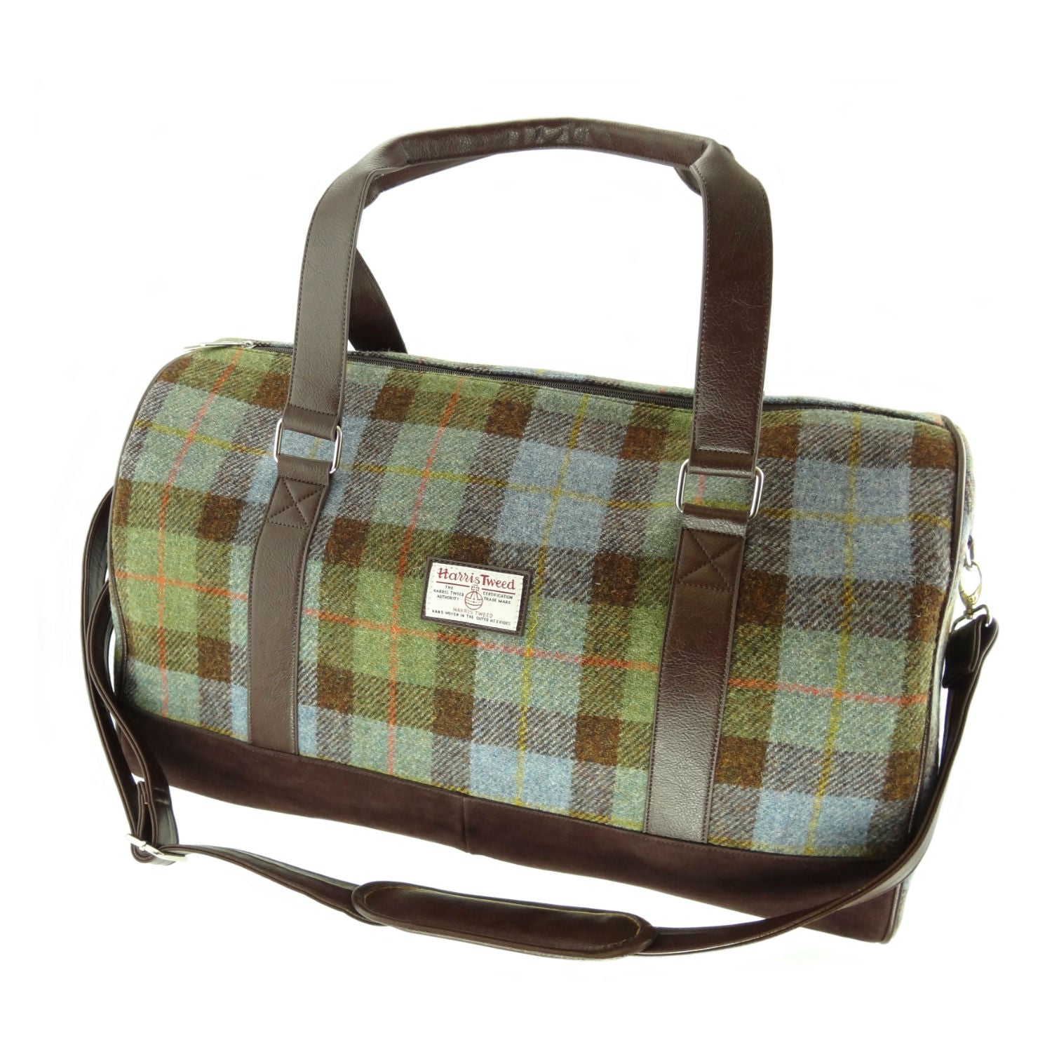 Harris Tweed Weekend Bag - Stylish & Durable Travel Duffel for Men & Women [6 Colors] - Perfect for Business Trips, Gym & Weekend Getaways