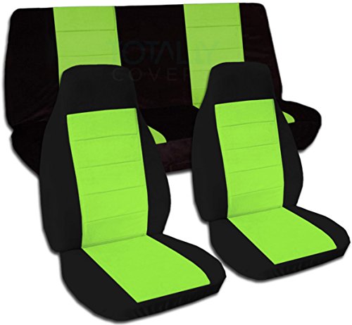 Black and Lime Green