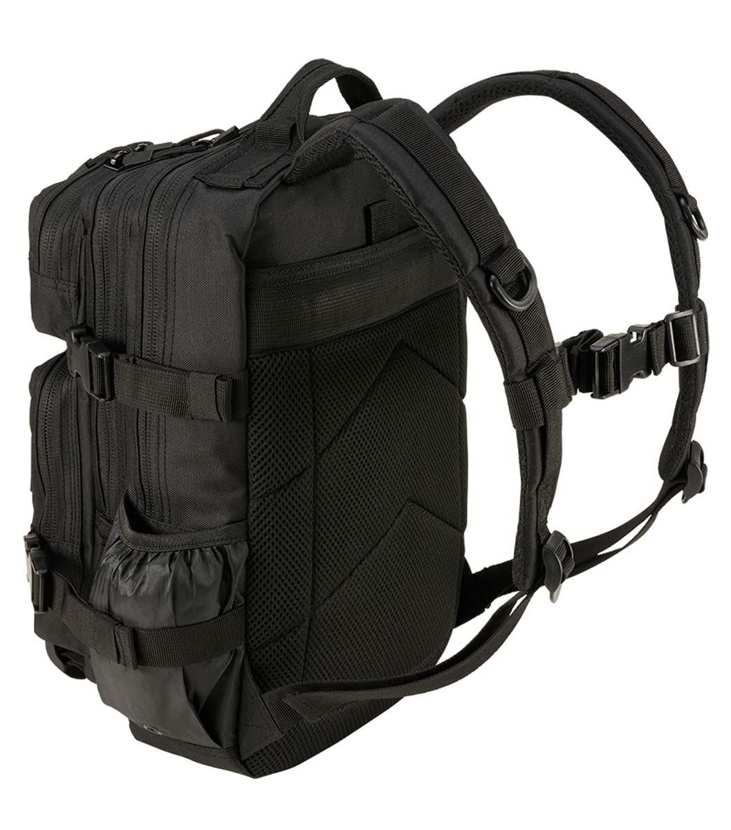 Brandit Kids US Cooper Backpack for School & Travel - Lightweight Durable Black Backpack for Boys & Girls - Perfect for Daily Use, Hiking & Outdoor Adventures