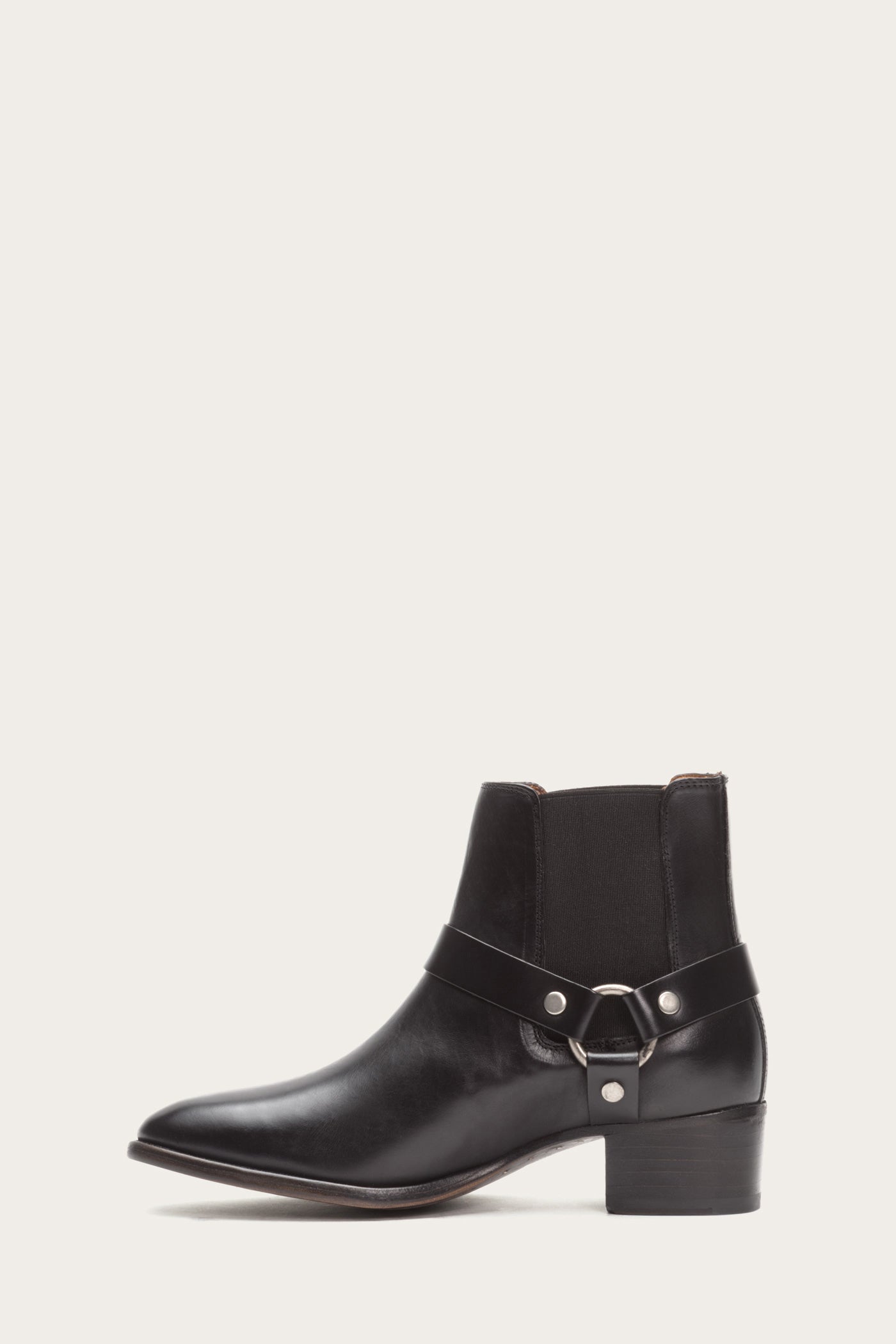 Vintage Dara Harness Chelsea Boots - Pre-Loved Leather Ankle Boots for Women | Perfect for Fall Outfits & Casual Wear