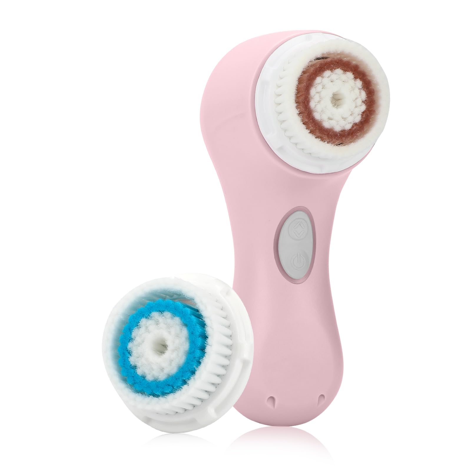 Mia 2 Acoustic Wave Facial Cleansing Brush - Pink | Deep Pore Cleaner for Glowing Skin | Perfect for Daily Skincare & Makeup Removal