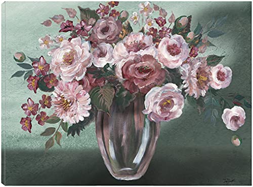 Romantic Moody Florals Still Life Landscape