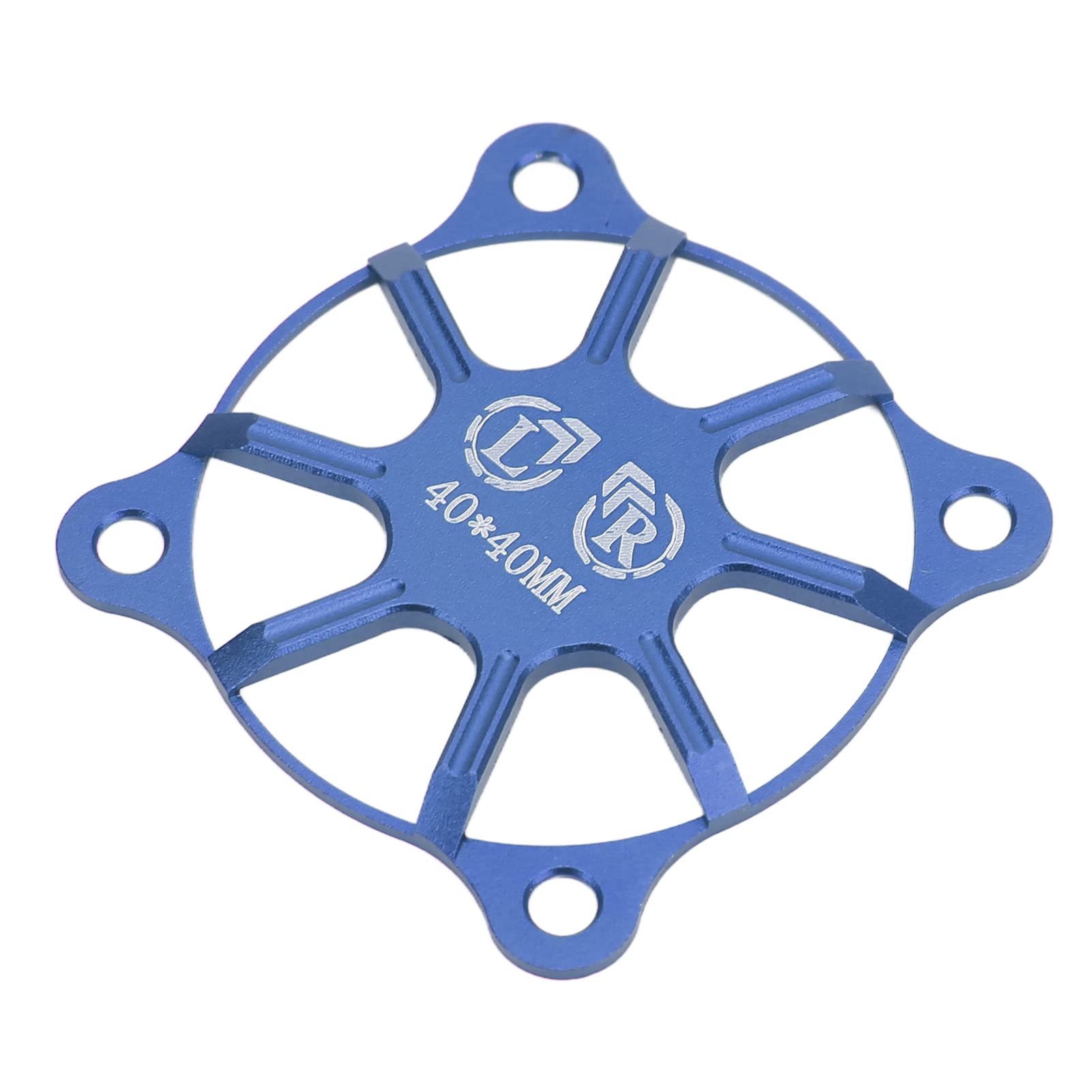 Durable RC Cooling Fan Cover - Easy Install for RC Cars (Dark Blue)