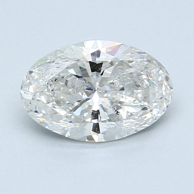 1.71 Carat F Color SI2 Clarity Oval Cut Diamond - Perfect for Engagement Rings & Anniversary Gifts
