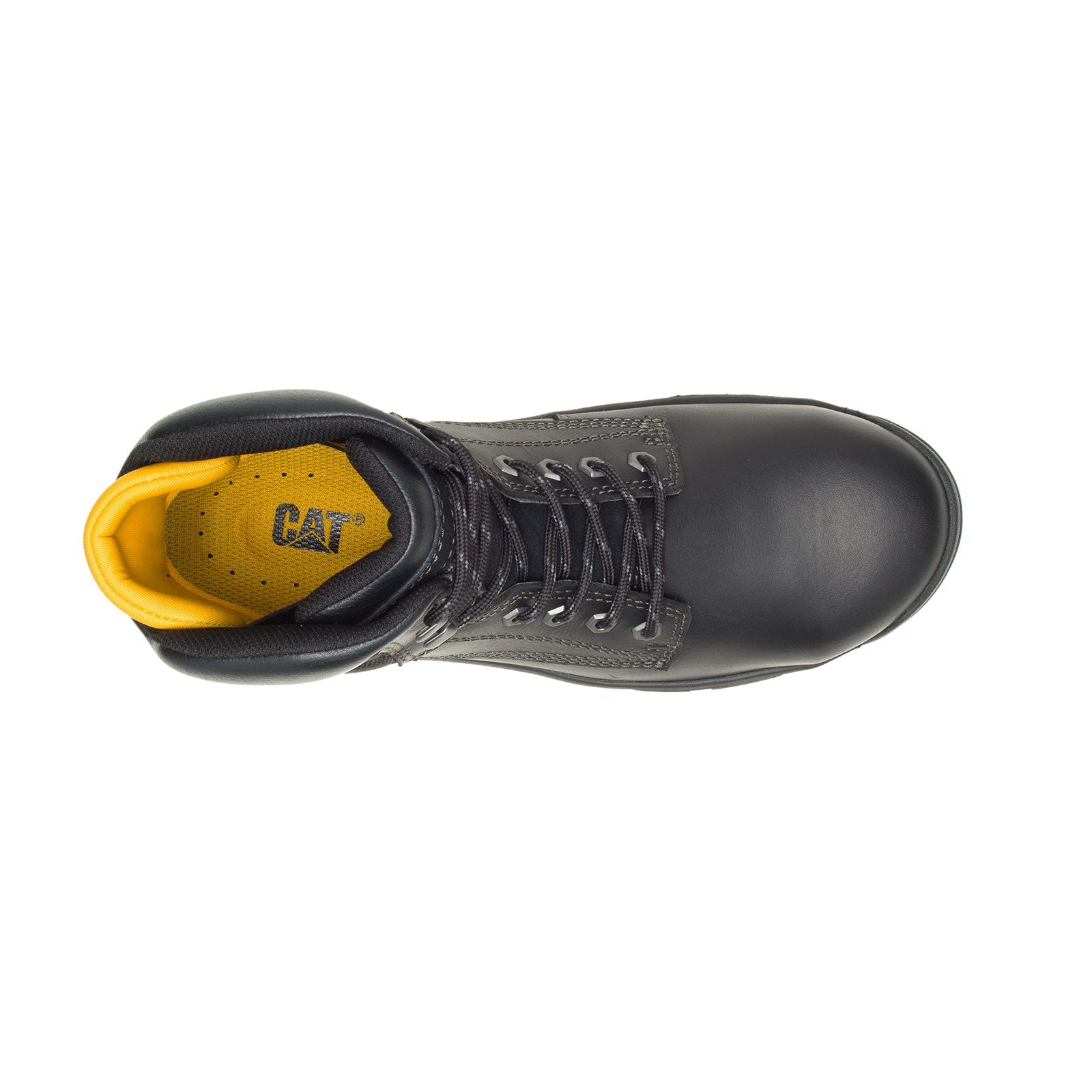 Black Mobilize Alloy Toe Work Boots for Men - Safety Steel Toe Shoes for Construction, Warehouse & Outdoor Work