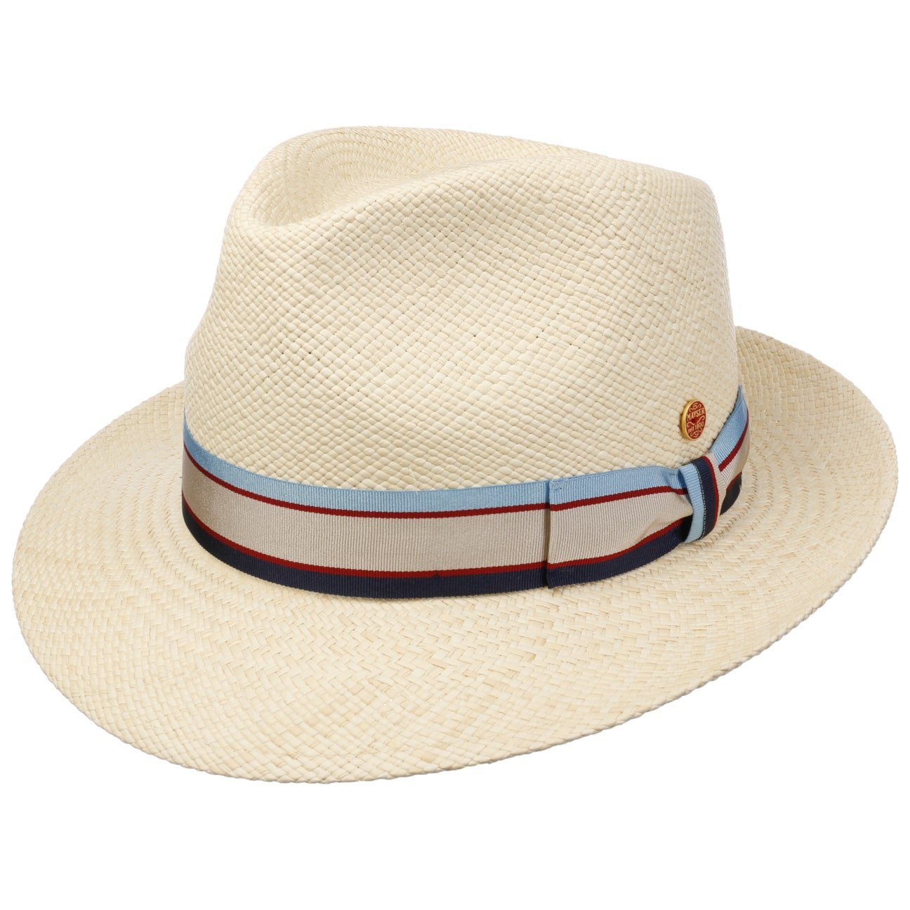 Stylish Manuel Stripes Panama Hat by Mayser - Breathable Summer Sun Hat for Men & Women - Perfect for Beach, Travel, and Outdoor Activities