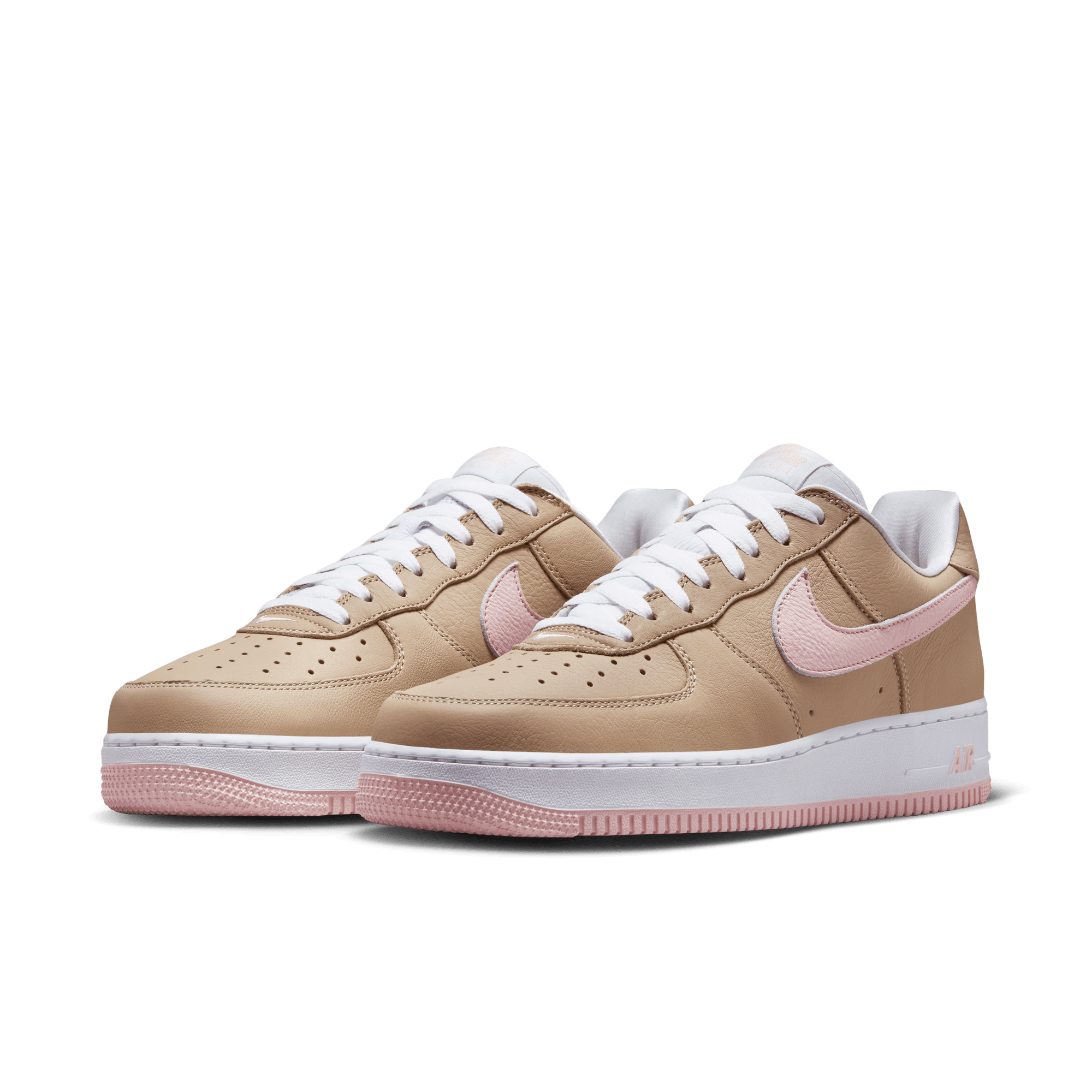Nike Air Force 1 Low Retro Linen Sneakers - Classic White Casual Shoes for Men & Women | Perfect for Streetwear, Everyday Wear & Sneaker Collection