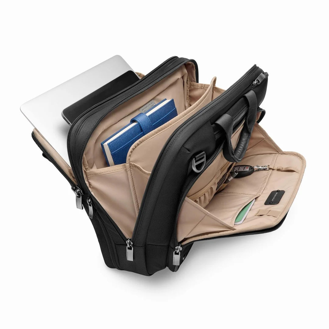 Briggs & Riley Medium Expandable Carry-On Luggage - Durable Business Travel Bag with Spacious Interior for Laptop & Essentials | Perfect for Air Travel & Commuting