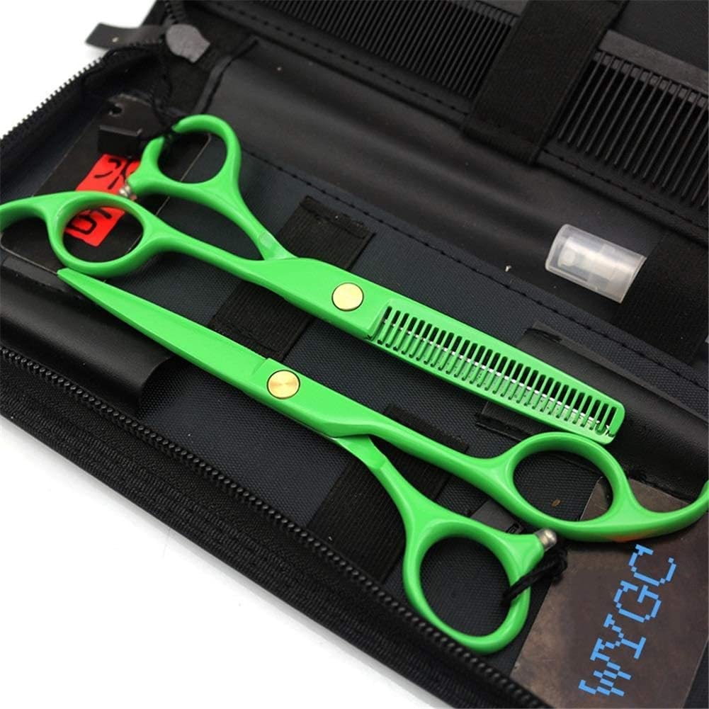Professional 6.0 Inch Hair Cutting Scissors Set - Sharp Barber Shears for Precision Hairdressing & Thinning | Salon & Home Use Styling Tools