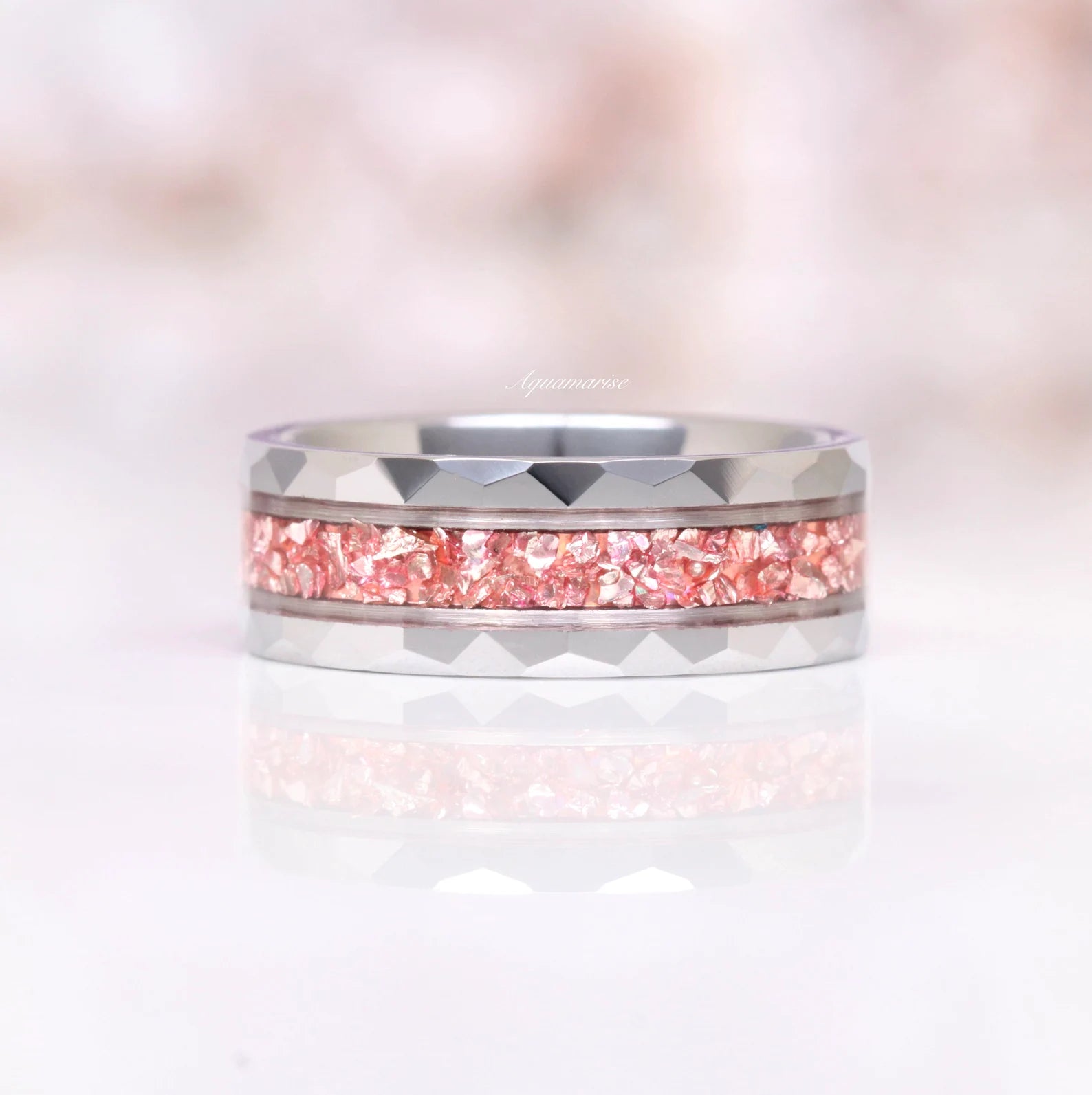 Elegant Teardrop Morganite Couples Ring - 925 Sterling Silver Matching Wedding Bands for Her & Him - Perfect for Anniversaries, Engagements & Romantic Gifts