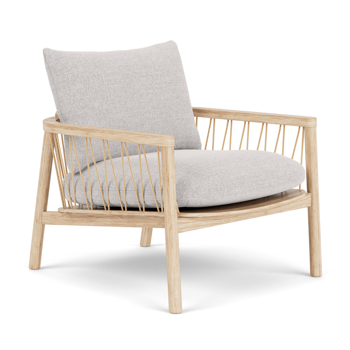 Enzo Fabric Armchair - Modern Upholstered Accent Chair for Living Room, Bedroom & Office - Comfortable Lounge Chair with Sturdy Wooden Legs - Perfect for Relaxing, Reading & Decorating