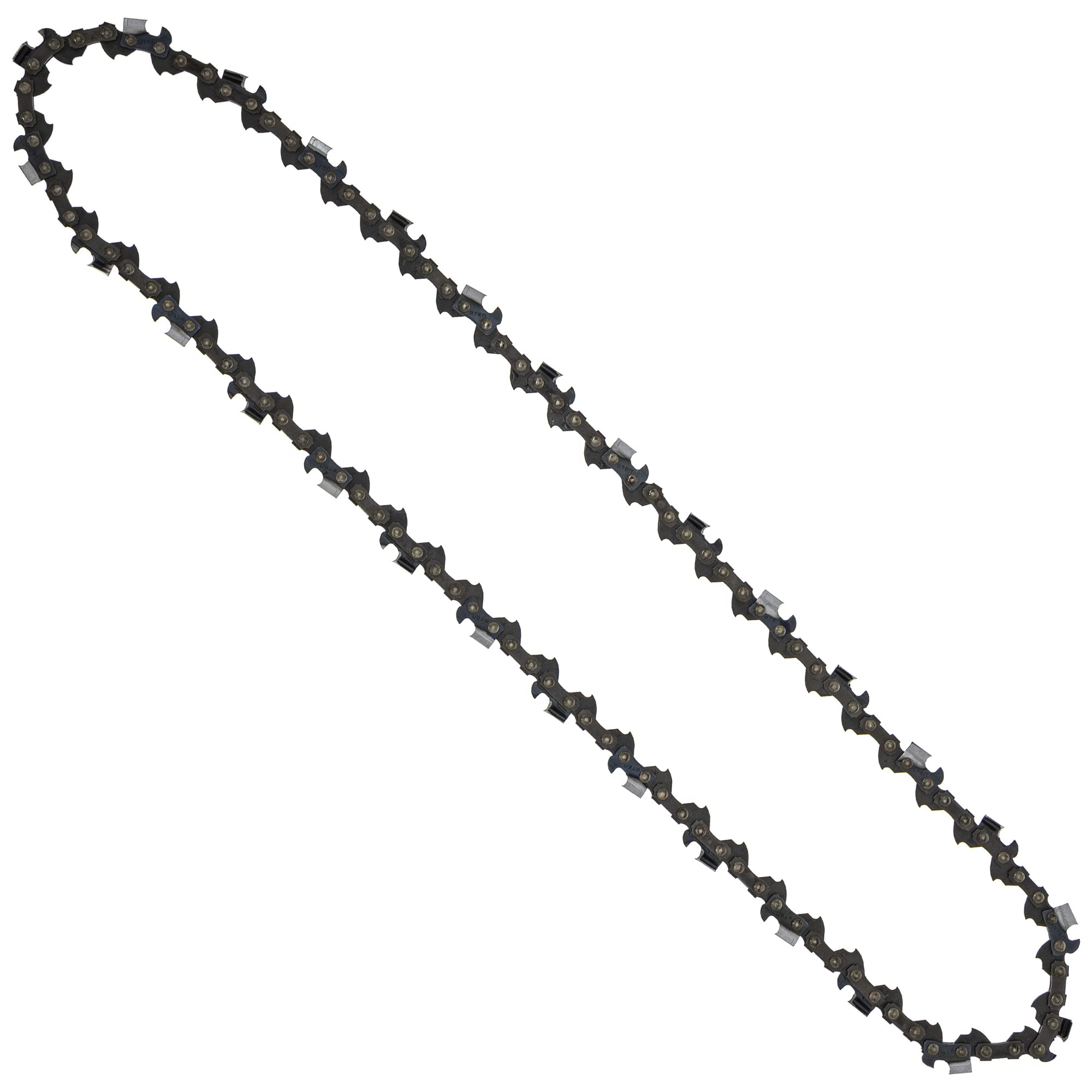 8TEN 16-Inch Full Chisel Chainsaw Chain .043 3/8 LP 56DL - Compatible with DeWalt, Poulan, Solo, Greenworks, Red Max (10-Pack) - Ideal for Tree Trimming, Firewood Cutting, and Landscaping