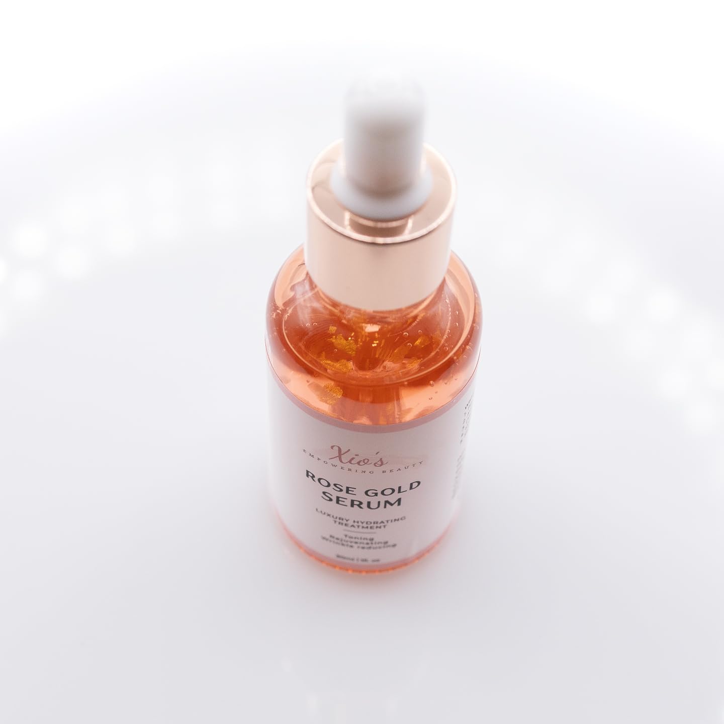 Best Rose Gold Facial Serum for Glowing Skin - Anti-Aging & Hydrating Face Serum with Vitamin C - Perfect for Night Routine & Daily Skincare