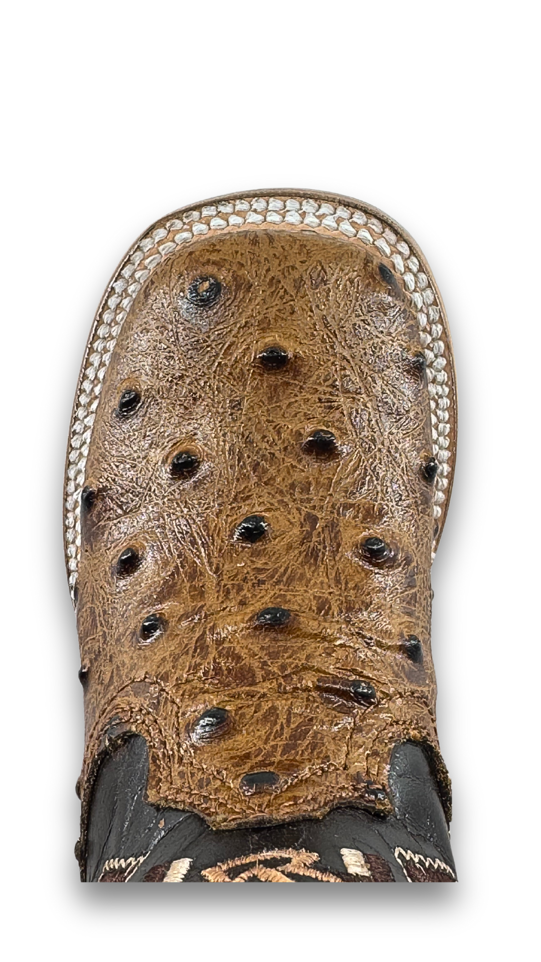 Little Ostrich Pro Rodeo Kids Boots - Western Style Cowboy Boots for Boys & Girls - Durable Leather Riding Boots for Rodeo, Horseback Riding & Country Fashion