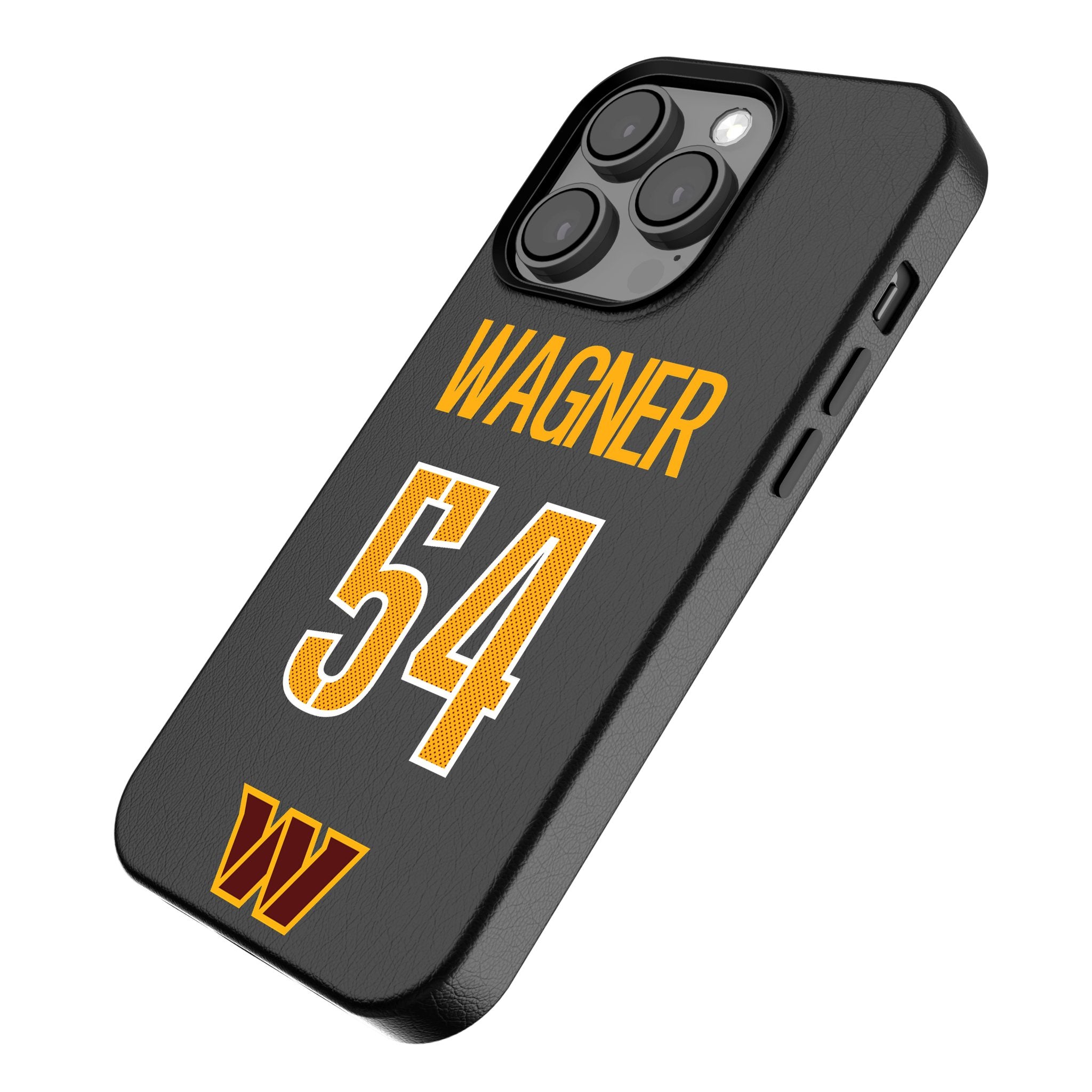 Bobby Wagner Washington Commanders 54 MagSafe Compatible Case for iPhone 14 Pro Max - Durable Protective Cover for Football Fans & NFC East Supporters - Perfect for Game Day & Everyday Use