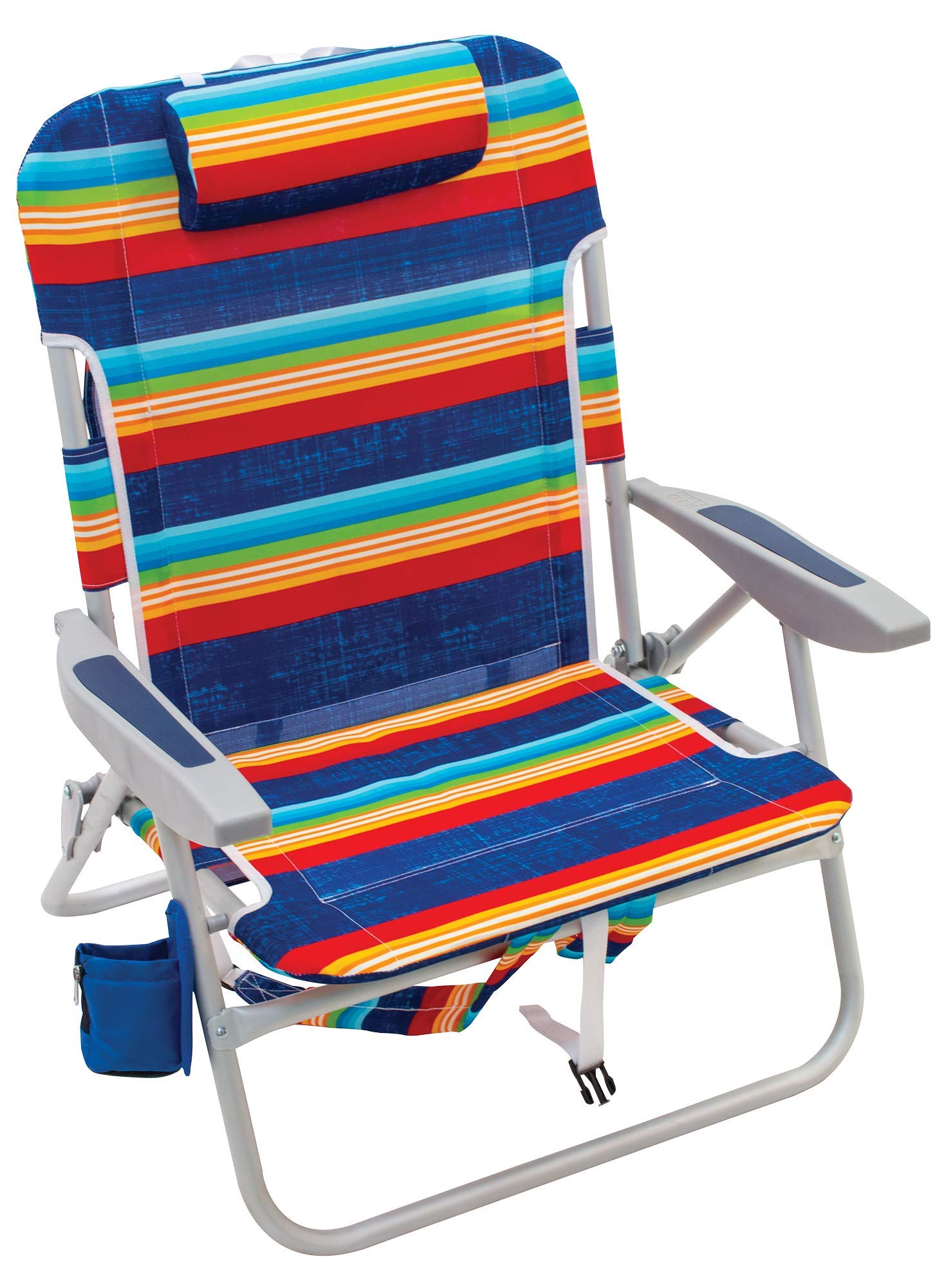Rio Beach Big Boy Folding Chair - Oversized Portable Beach Chair with Cup Holder and Carry Strap - Perfect for Beach, Pool, Camping, and Outdoor Relaxation