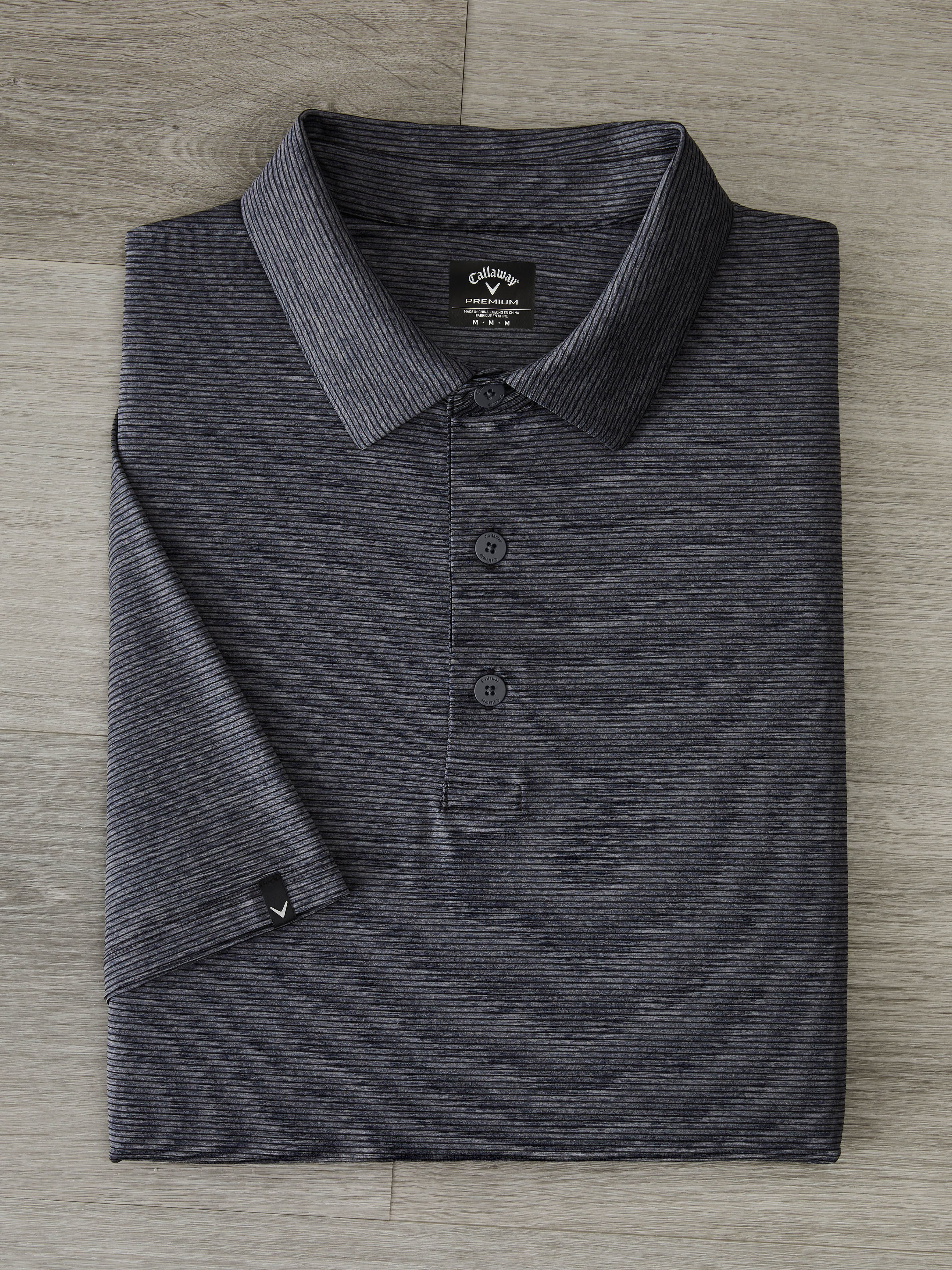 Premium Men's Soft Touch Fineline Golf Polo Shirt - Breathable & Comfortable for Golf, Casual Wear & Outdoor Activities