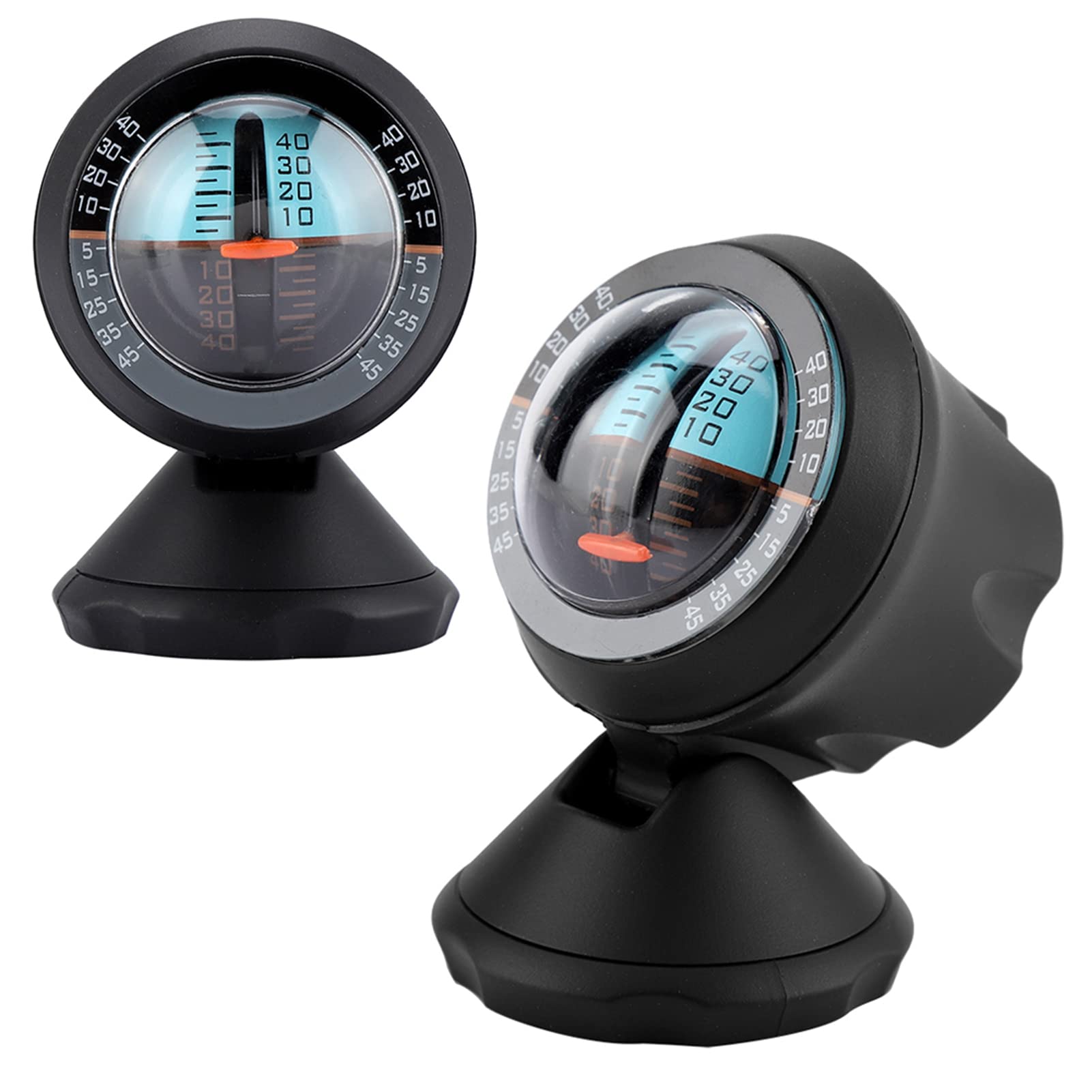 FIYO Digital Car Inclinometer & Tilt Gauge with Compass - Dashboard Mounted Level Indicator for Off-Road Vehicles, SUVs, Trucks - Essential Road Safety Instrument for Adventure & Daily Driving