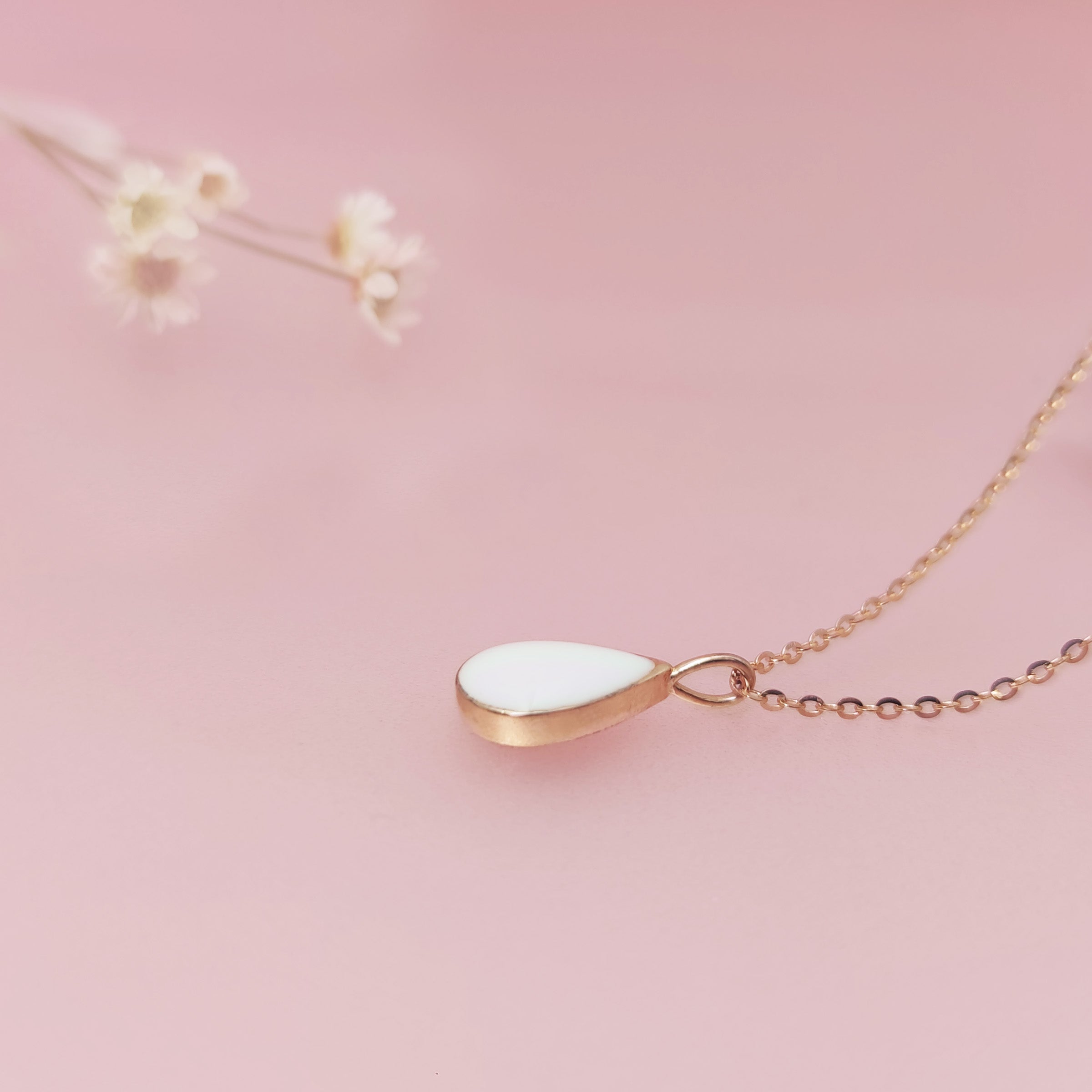Milky Drop Breastmilk Necklace - Handmade Keepsake Jewelry for Moms | Perfect for Breastfeeding Mothers, Baby Showers & Mother's Day Gifts