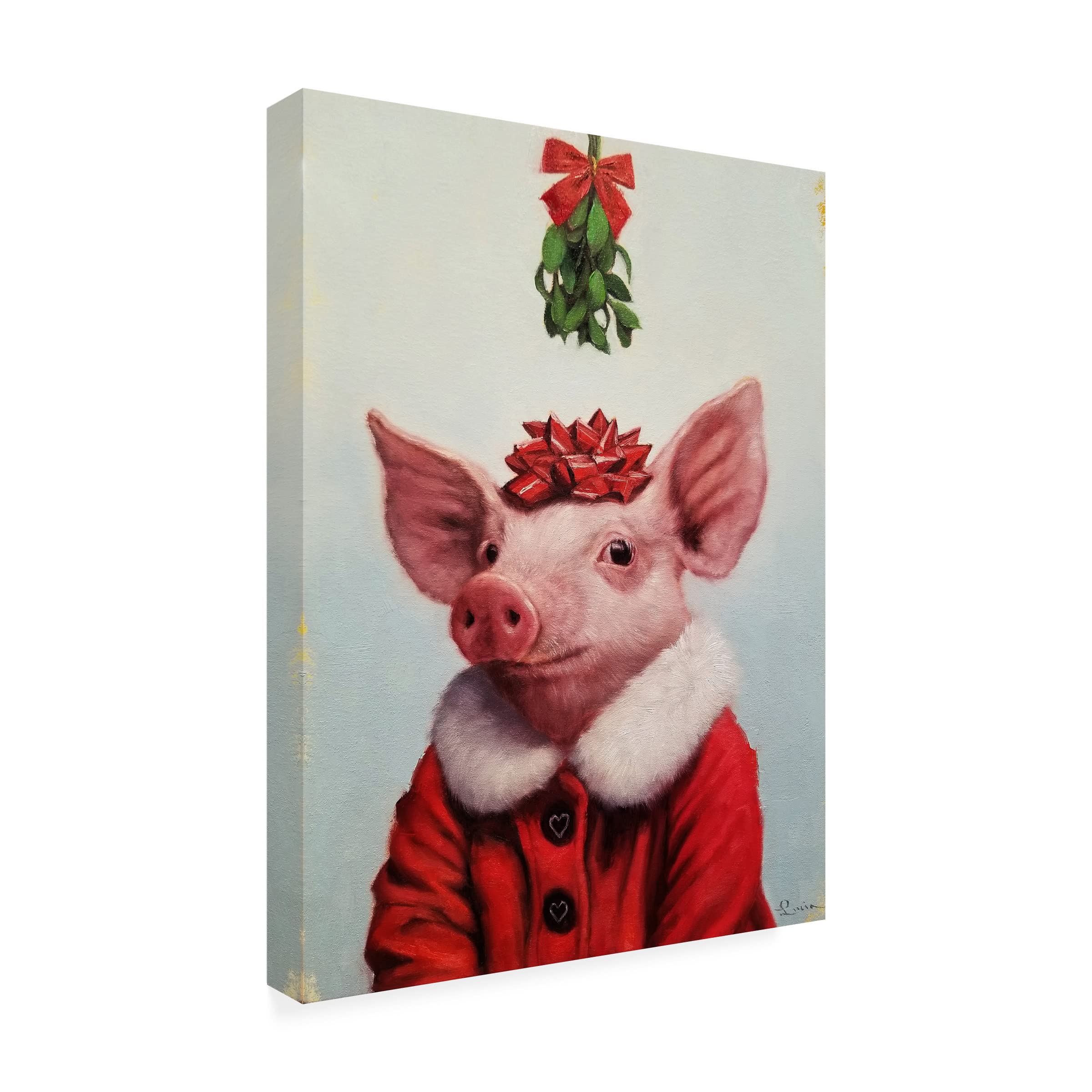 Lucia Heffernan 'Anticipation' Canvas Wall Art - Handmade Oil Painting Reproduction for Living Room & Bedroom Decor - Premium Trademark Fine Art Gift for Home & Office