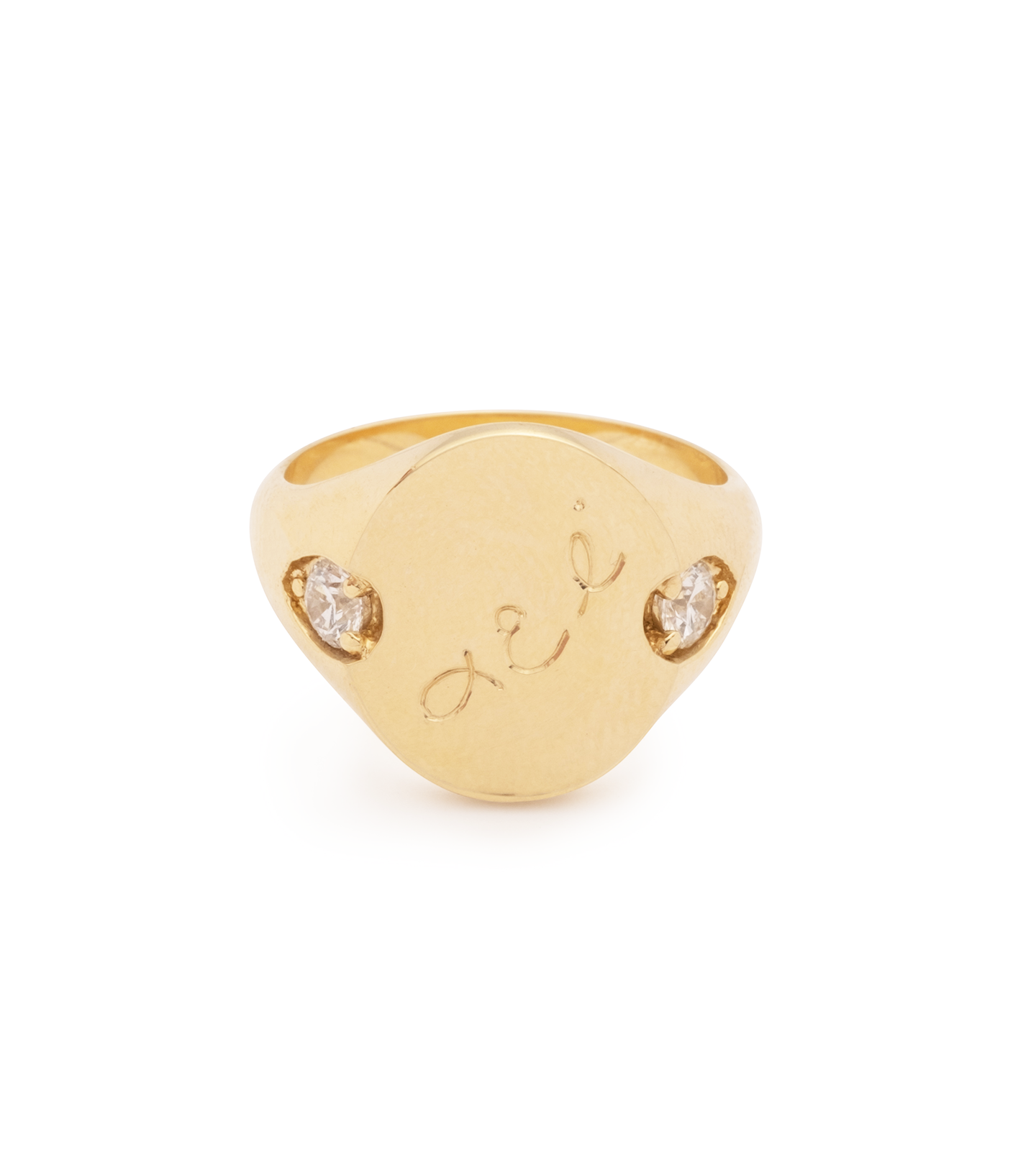 Personalized Engravable Signet Ring for Men & Women - Custom Initials, Monogram & Symbols - Perfect for Gifts, Weddings & Special Occasions