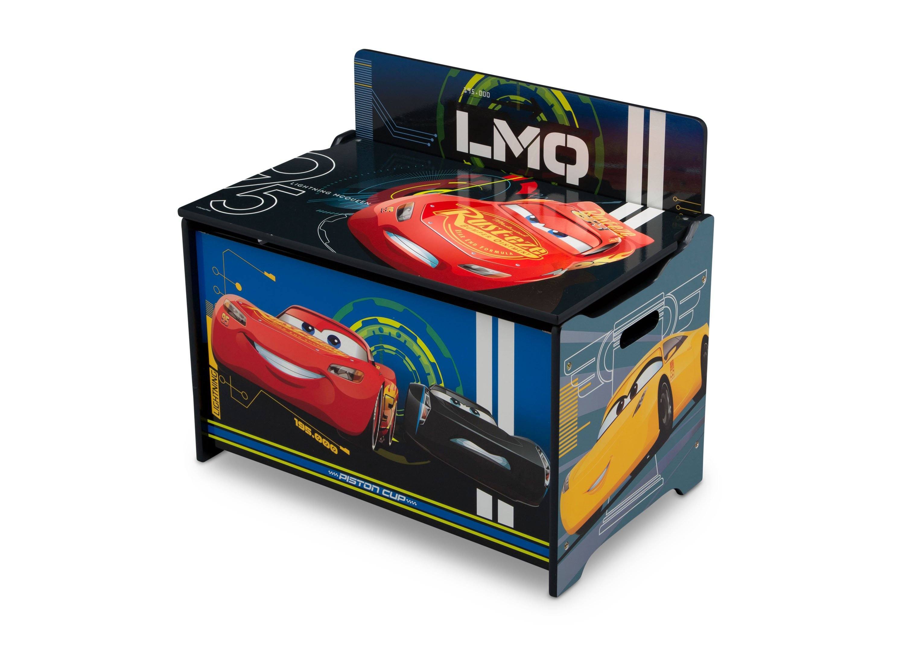 Deluxe Toy Box for Kids - Large Storage Organizer for Cars, Toys & Playroom - Perfect for Bedroom, Nursery & Daycare Organization