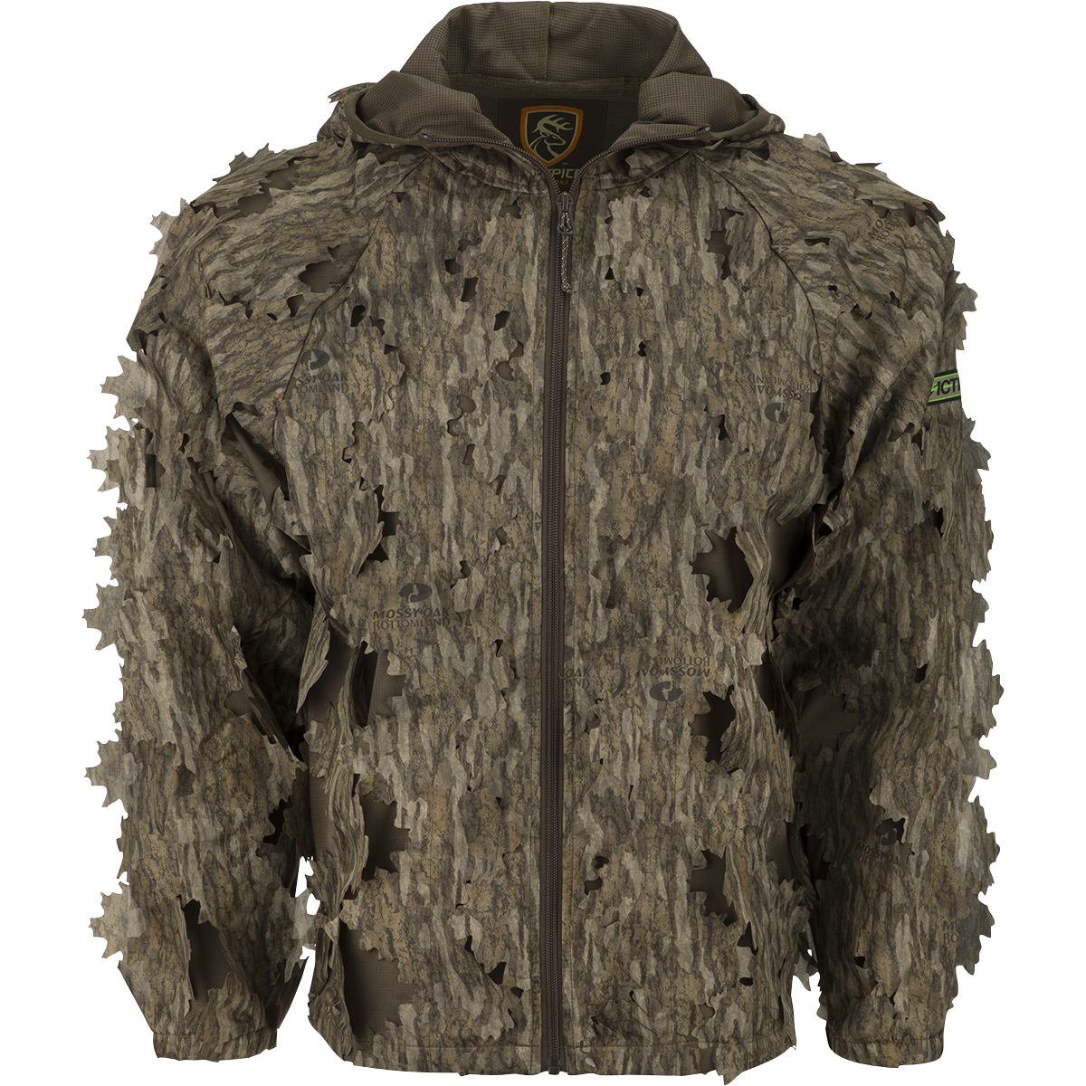 3D Leafy Jacket with Agion Active Technology - Waterproof Windproof Outdoor Jacket for Hiking, Camping & Winter Sports (XL Size)
