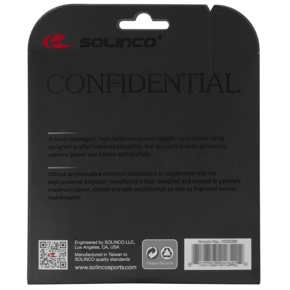 Premium Tennis String for Enhanced Performance - Durable & High-Tension for Competitive Play | Perfect for Tennis Rackets, Training & Tournament Matches