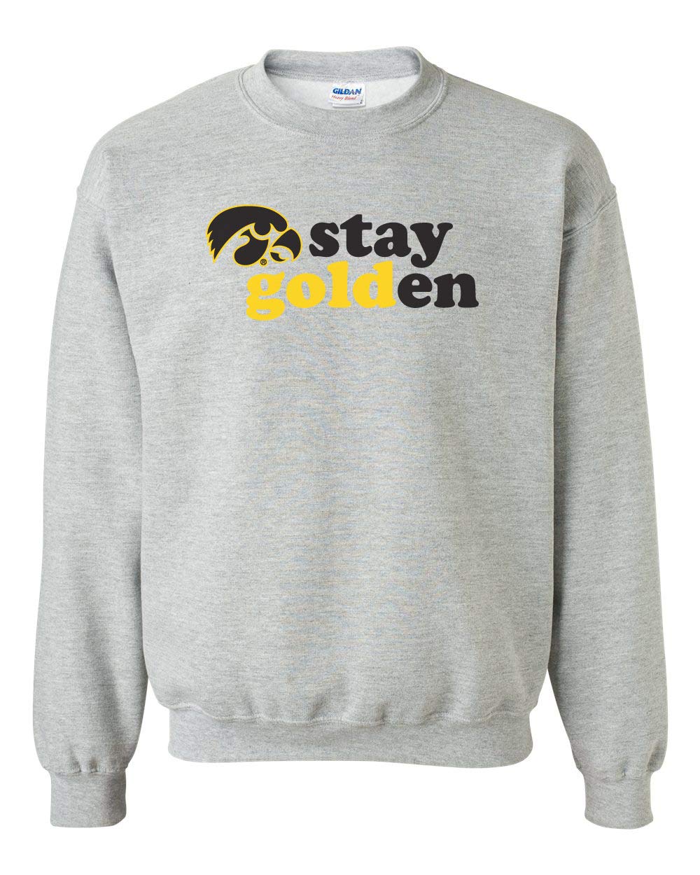 Iowa Hawkeyes Crewneck Sweatshirt - CornBorn Graphic Design | Comfortable College Apparel for Men & Women | Perfect for Game Day, Tailgating & School Spirit