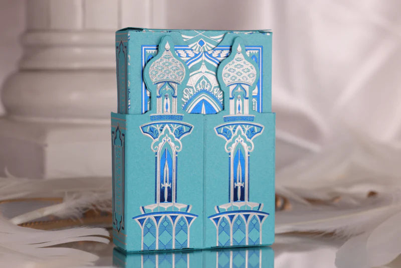 1001 Nights Aurora Qubba Edition Playing Cards - Premium Collectible Deck for Magic Tricks, Poker Games & Gift Giving