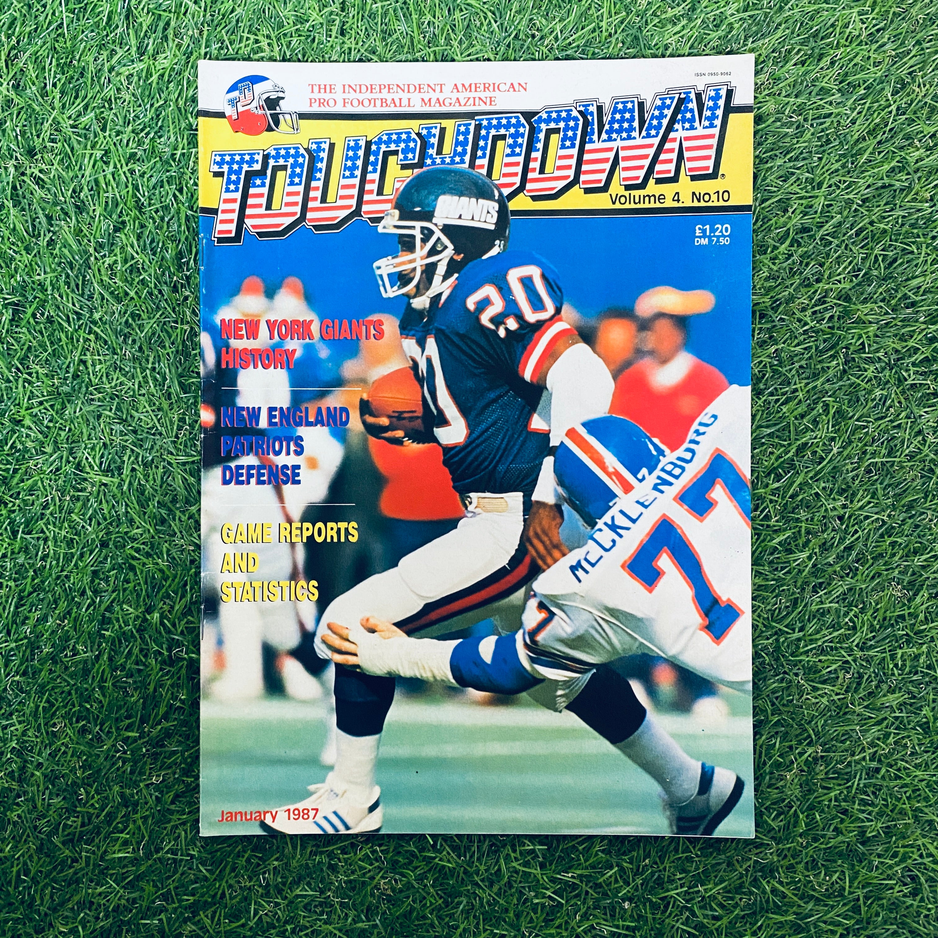 Touchdown Magazine January 1987 Volume 4 No. 10 - Vintage Sports Collectible for NFL Fans & Memorabilia Enthusiasts | Perfect for Display, Gift Giving, and Sports History Collections