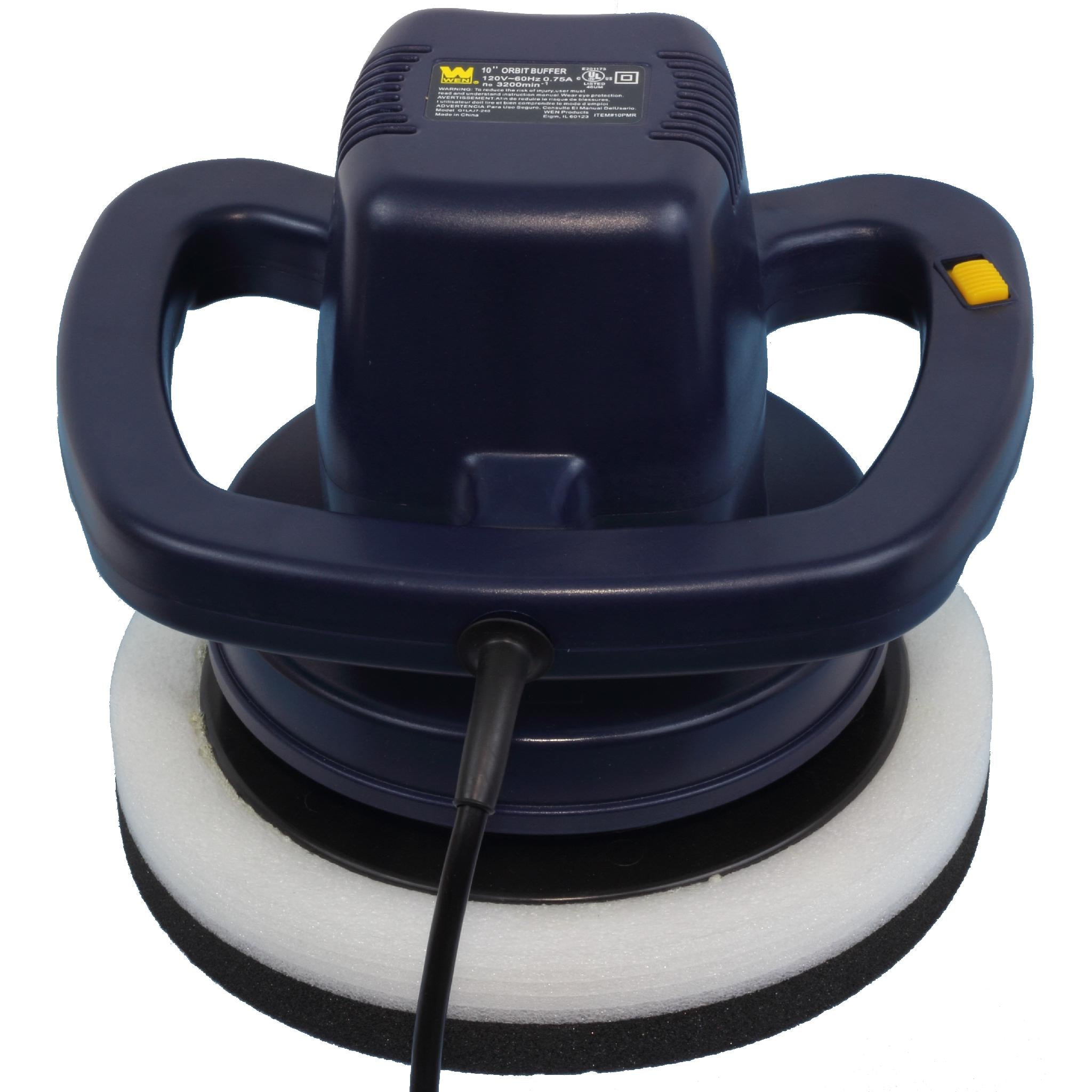 WEN 10PMR 10-Inch Random Orbital Waxer and Polisher - Perfect for Car Detailing, Boat Polishing & Floor Buffing