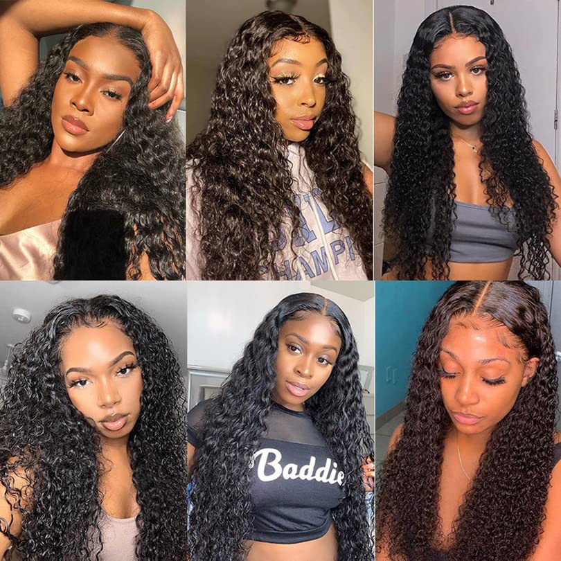 100 Strand Brazilian Wet & Wavy Human Hair Extensions - Keratin I-Tip Microlinks for Natural Curls (26 Inch, Natural Color) - Perfect for Daily Styling, Parties & Special Occasions