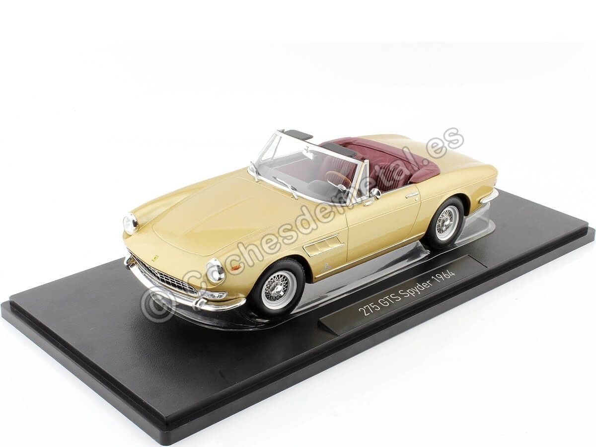 1/18 Scale Ferrari 275 GTS Pininfarina Spider Diecast Model Car - 1964 Classic Vintage Sports Car Collection - Perfect for Display, Gifts & Car Enthusiasts