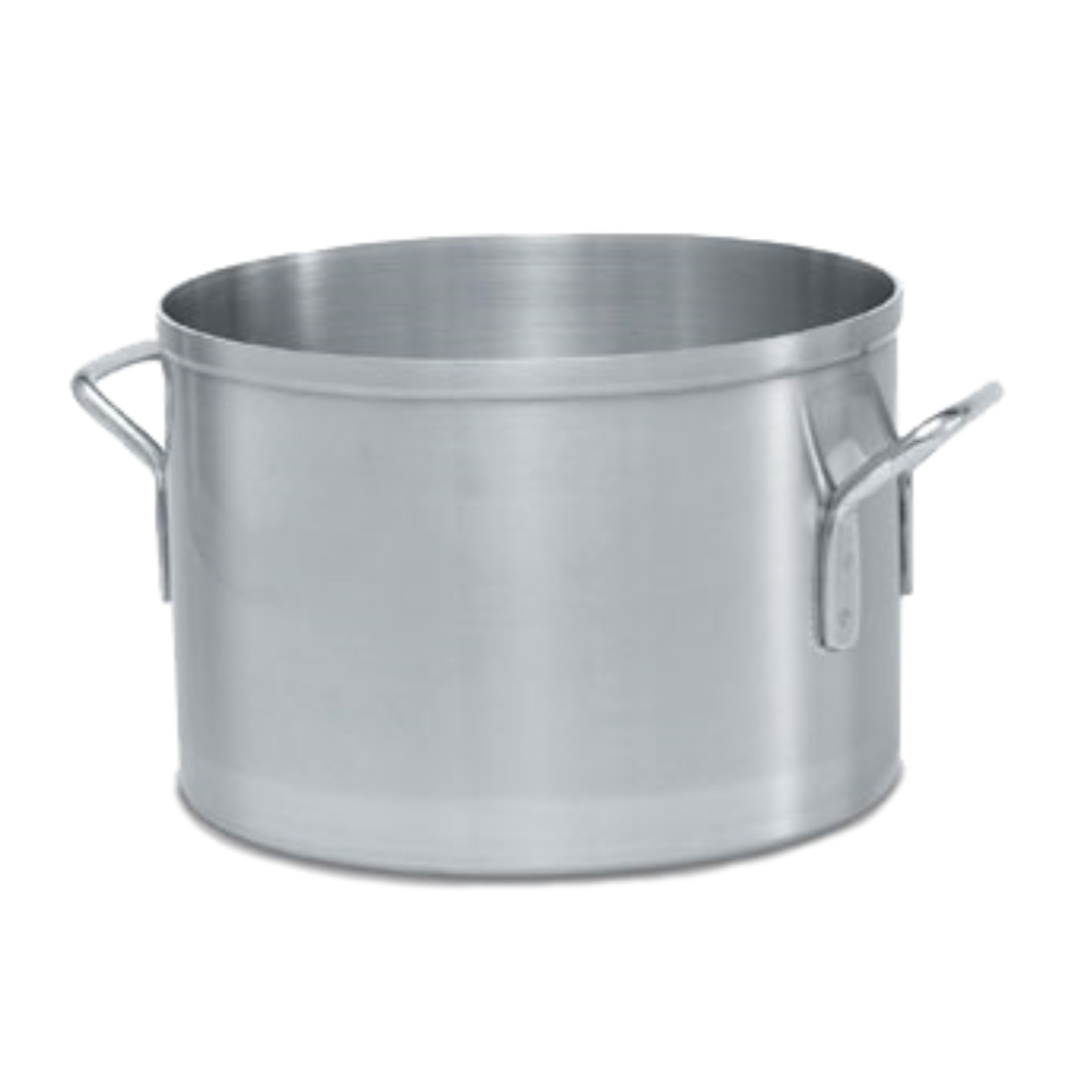 Vollrath 44 Quart Commercial Aluminum Sauce Pot - Heavy Duty Stock Pot for Cooking, Boiling, Soup Making - Perfect for Restaurants, Catering & Home Kitchens