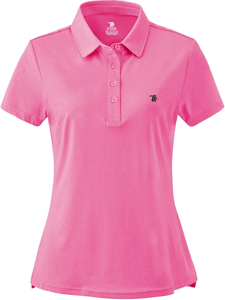 Women's Moisture Wicking Golf Polo Shirts - Breathable Short Sleeve Ladies Golf Tops for Summer - Perfect for Golf Course, Driving Range & Casual Wear