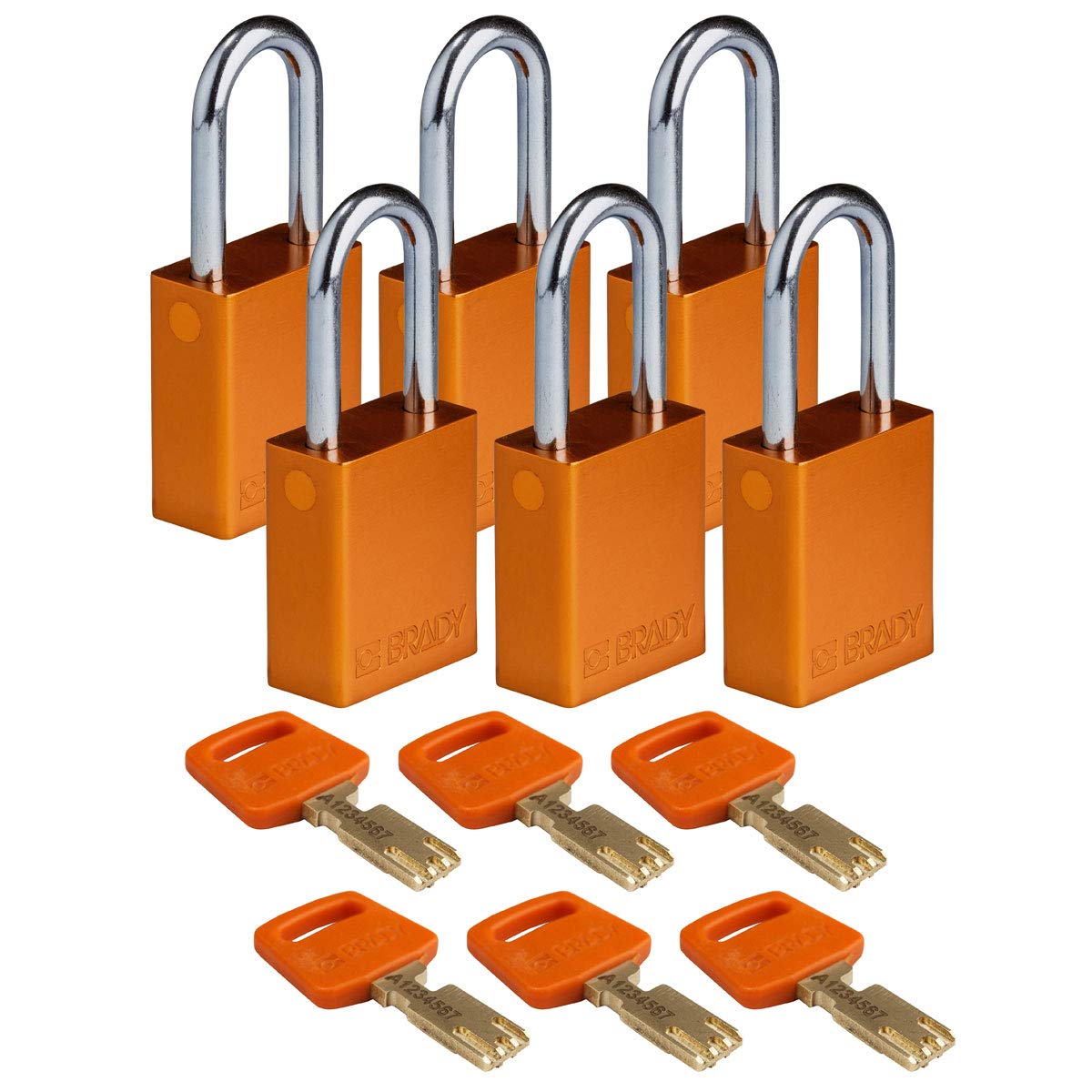 Brady SafeKey Lockout Padlock - 1.5