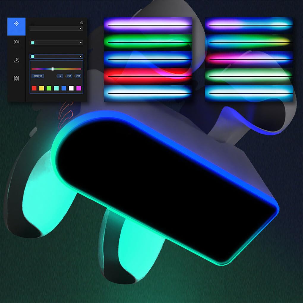 PS5 Controller Charger Stand - Compact & Portable DualSense Charging Dock with ABS Material | Perfect for Gaming Setup & Travel Accessories