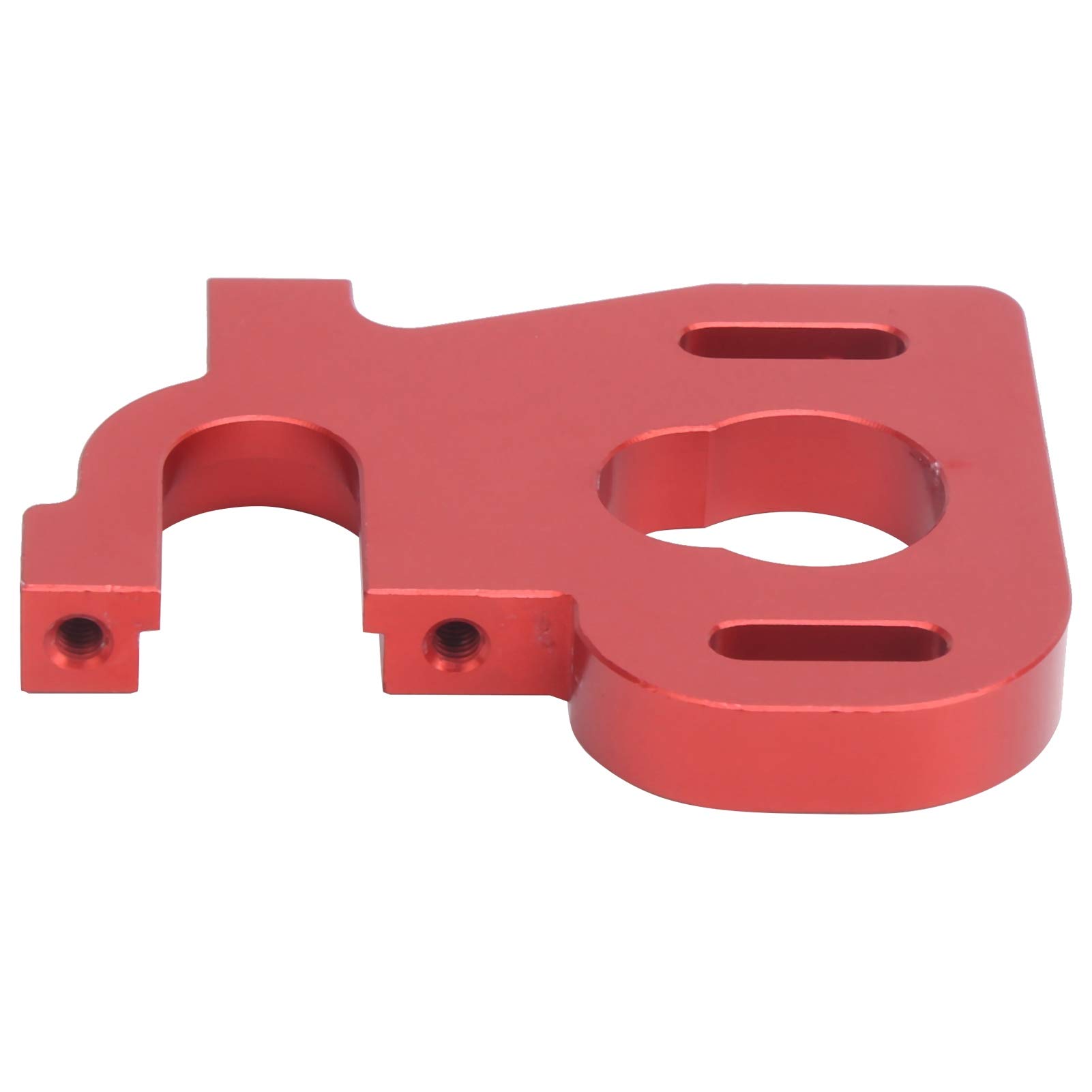 Aluminum Alloy Adjustable RC Motor Mount Holder for Wltoys 1/14 144001 & 124019 RC Cars - Red (Perfect for Off-Road Racing & RC Car Upgrades)
