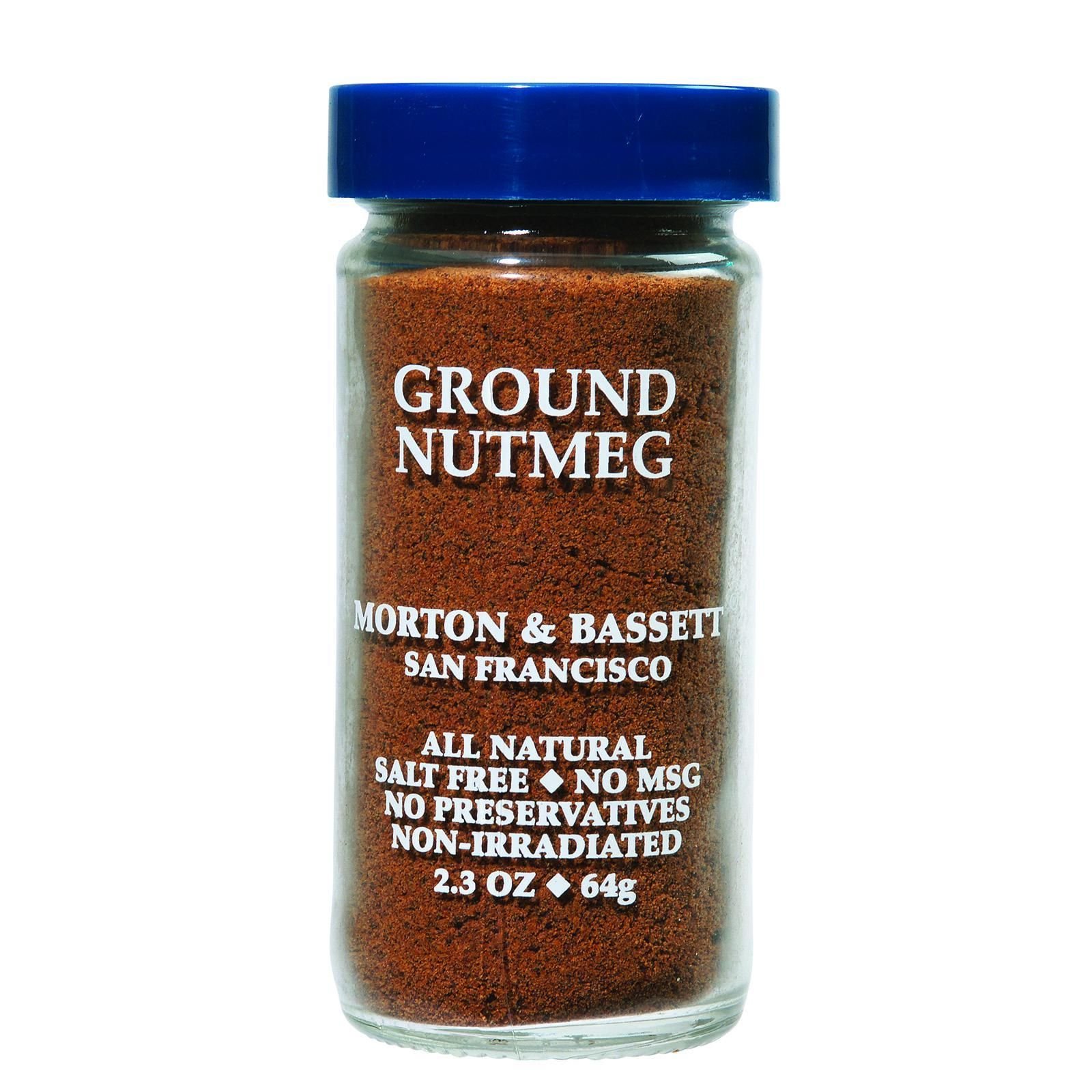 Premium Organic Ground Nutmeg Powder - 100% Pure & Natural Spice for Baking, Cooking & Coffee - Morton & Bassett - Perfect for Pumpkin Pie, Lattes & Holiday Recipes
