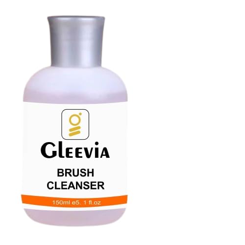 Gleevia Professional Acrylic Nail Brush Cleaner Liquid 150ML - Premium Paint Brush Cleaner for Nail Art, Acrylic Nails & Artist Tools | Ideal for Salon, Home Manicure & Professional Nail Design