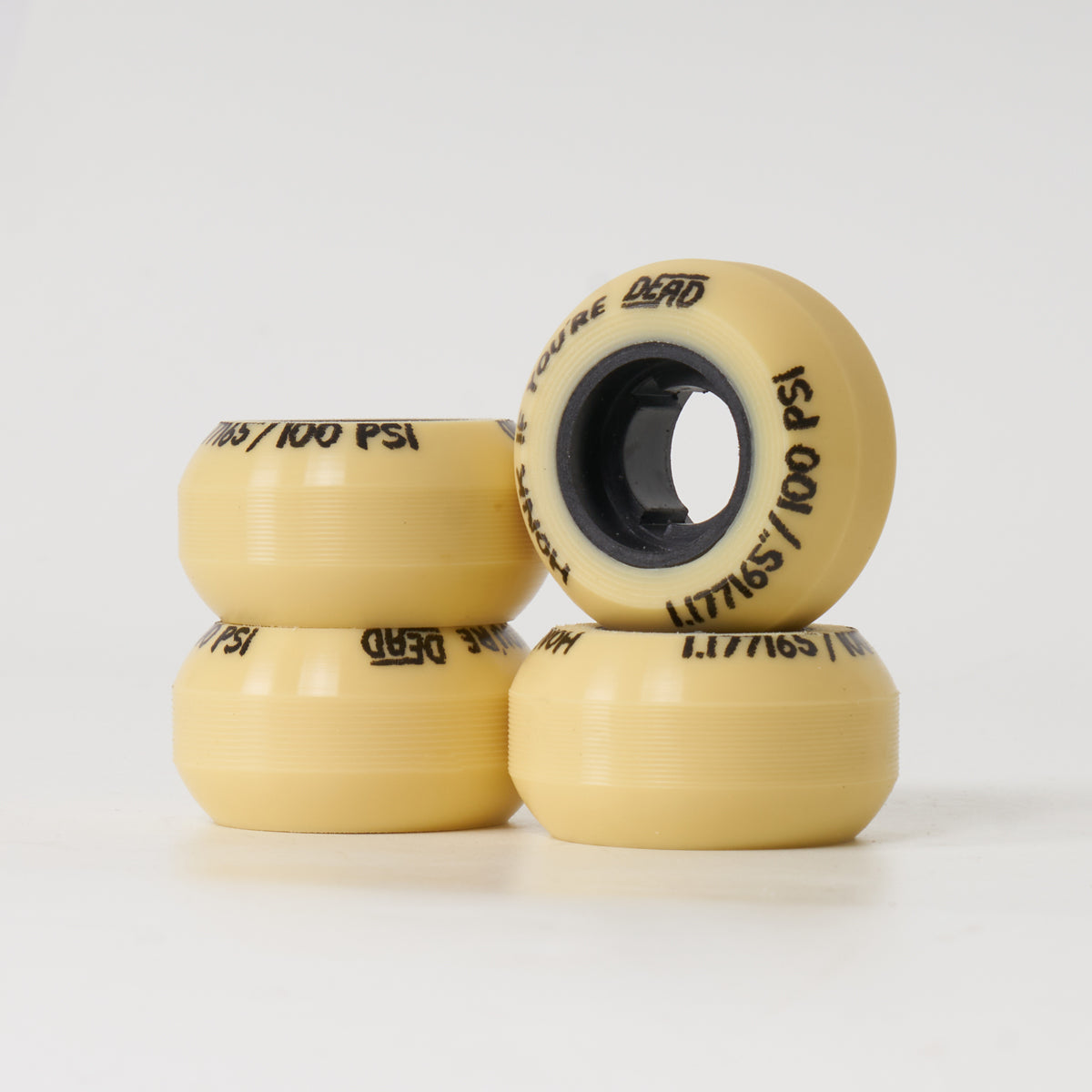 Dead Tyred 45mm Anti Rocker Wheels - Premium Skateboard Wheels for Aggressive Inline Skating & Street Tricks - Perfect for Park, Ramp & Urban Skating