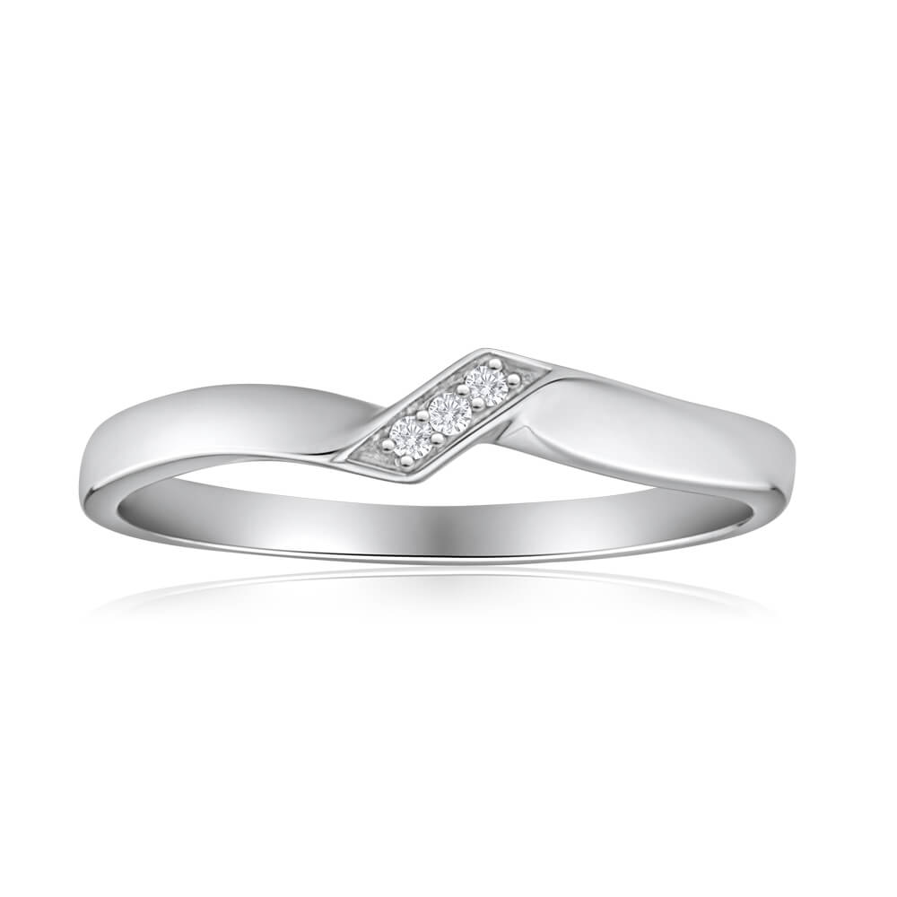 9ct White Gold Diamond Ring for Women - Elegant Solitaire Engagement & Wedding Band - Perfect for Proposals, Anniversaries & Special Occasions