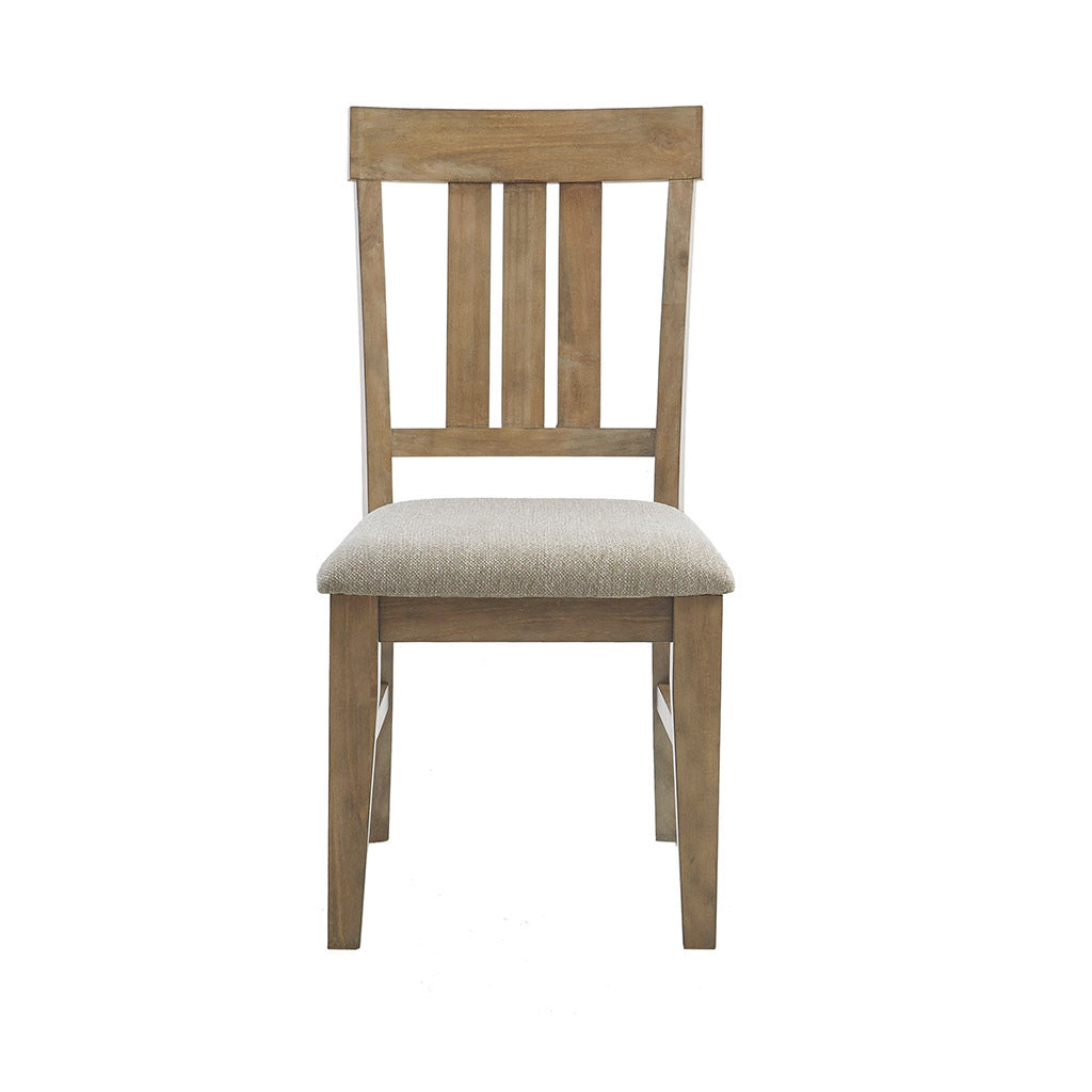 Modern Dining Side Chairs Set of 2 - Sturdy Wooden Kitchen Chairs with Padded Seat - Perfect for Dining Room, Kitchen, Breakfast Nook & Small Spaces