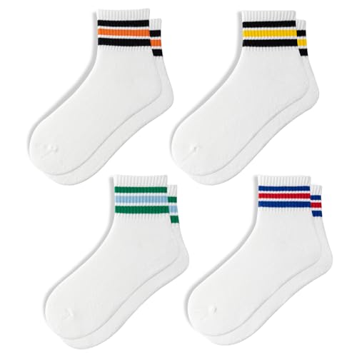 Ankle 4pack-striped Multicolor