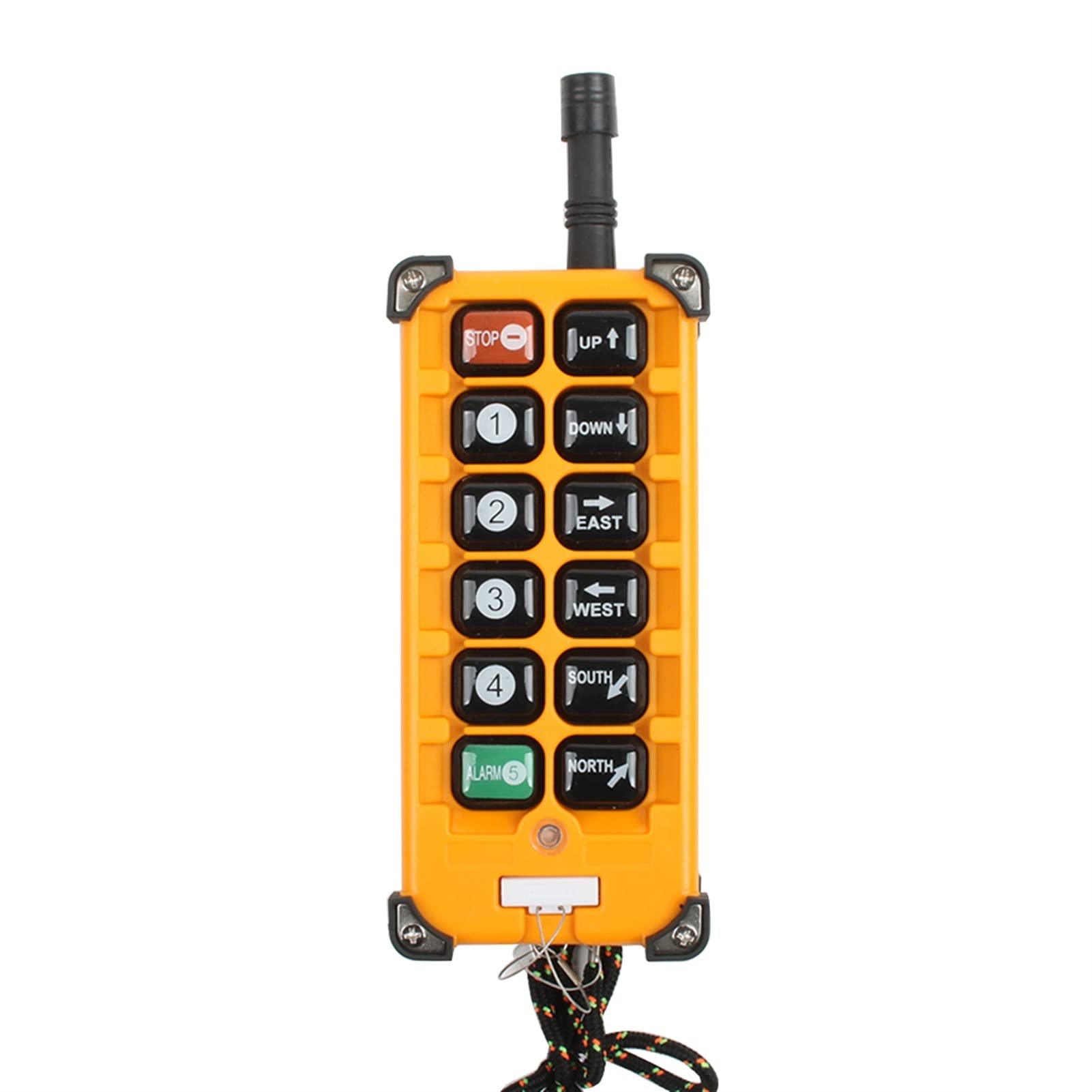F23-BB Industrial Wireless Radio Remote Controller Switch - 1 Receiver + 1 Transmitter with Speed Control for Hoist & Crane (VHF 310-331MHz, AC 220V) - Perfect for Construction Sites, Warehouses, and Heavy Equipment Operations