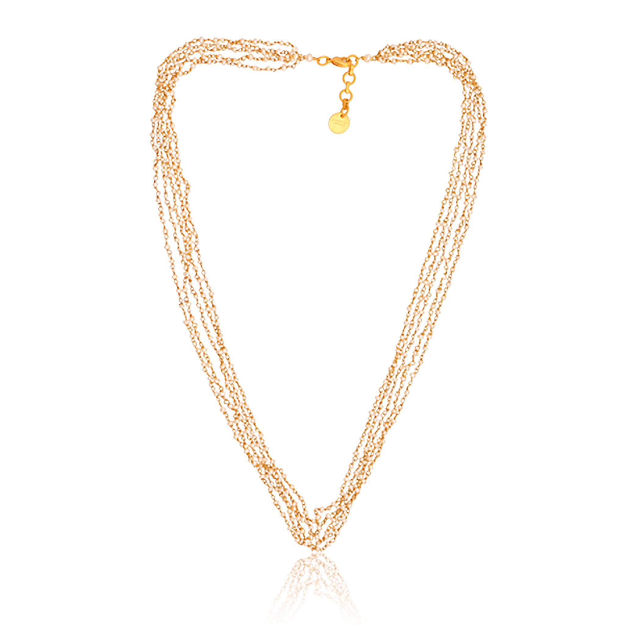 Stay Golden Pearl Necklace - Elegant & Timeless Jewelry for Women | Perfect for Weddings, Parties & Everyday Wear