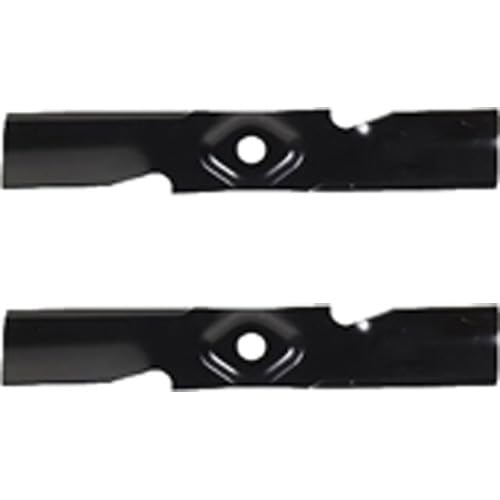 (2 Pack) Premium Medium Lift - Notched Replacement XHT Lawn Mower Blade Fits J. Thomas BL507 | 17.5