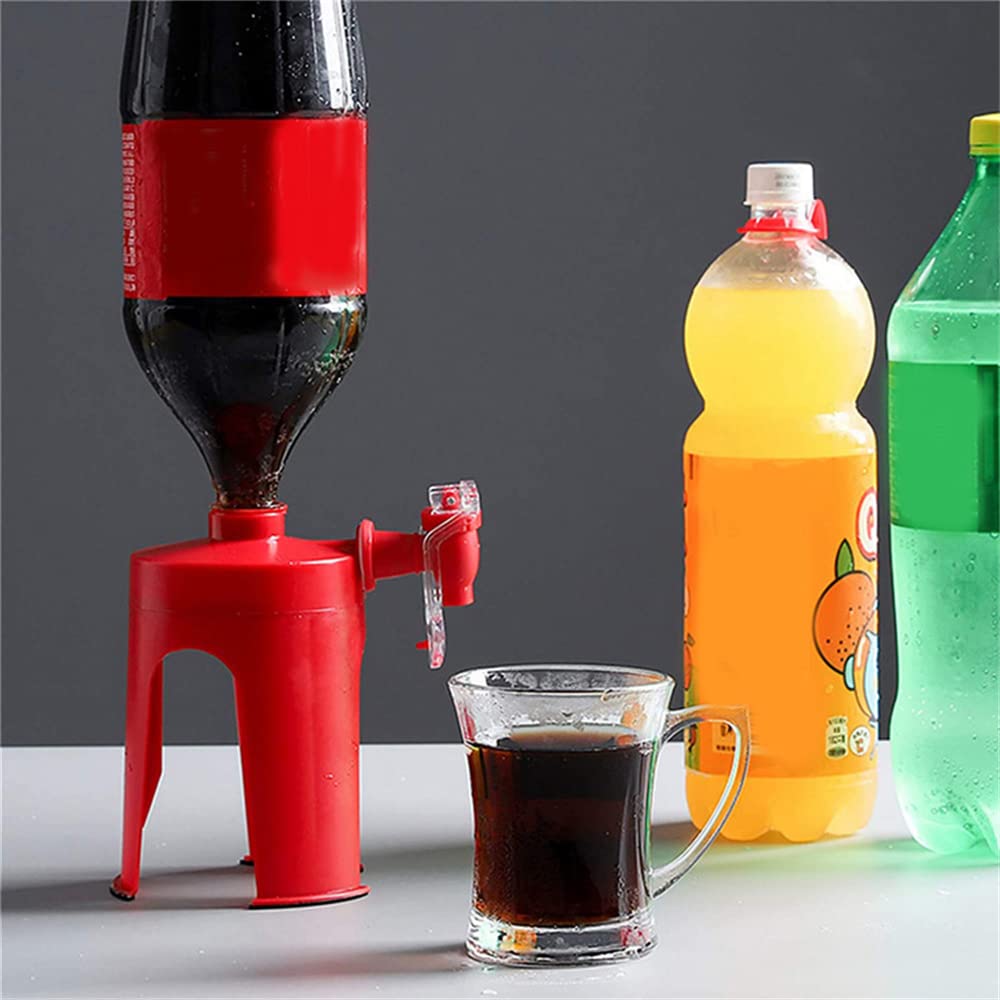 ALMAK Manual Pressure Soda Dispenser with Spigot - Creative Beverage Gadget for Carbonated Drinks, Water, and Juice - Perfect for Parties, BBQs, and Home Bars