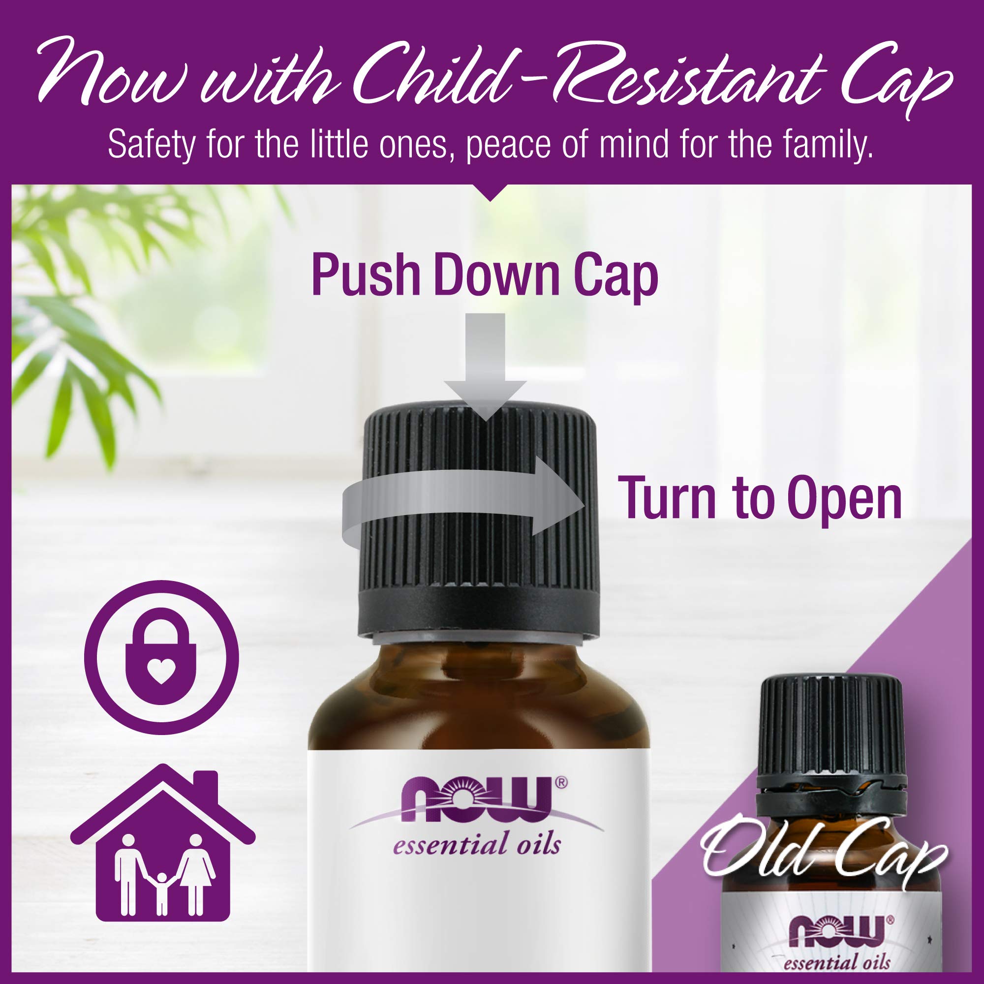 NOW Foods 100% Pure Lavender Essential Oil - 16 oz, Steam Distilled, Vegan, Child Resistant Cap for Soothing Aromatherapy | Perfect for Diffusers, Massage, Bath & Relaxation at Home